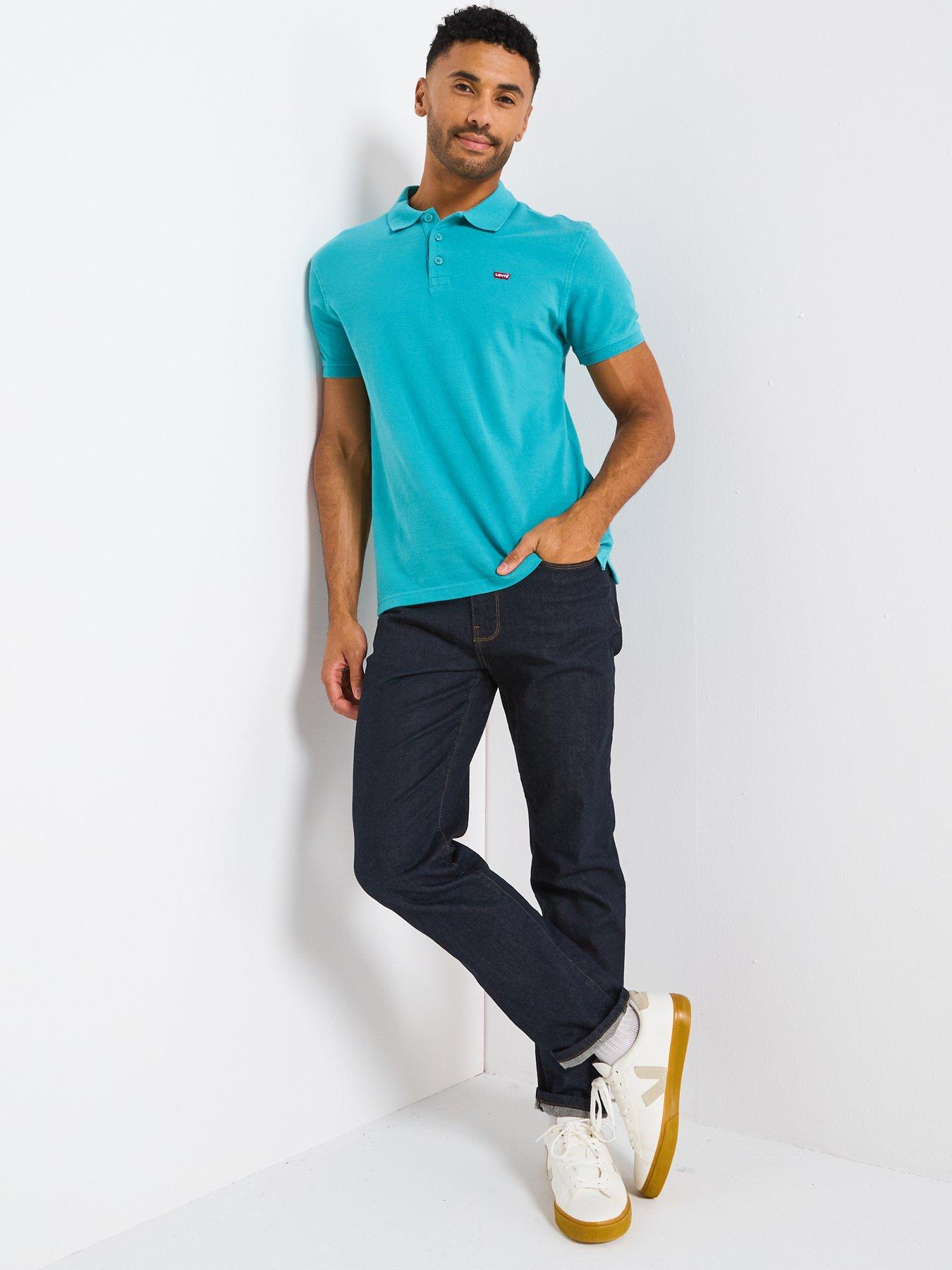 levis-levis-housemark-polo-shirt--blueback