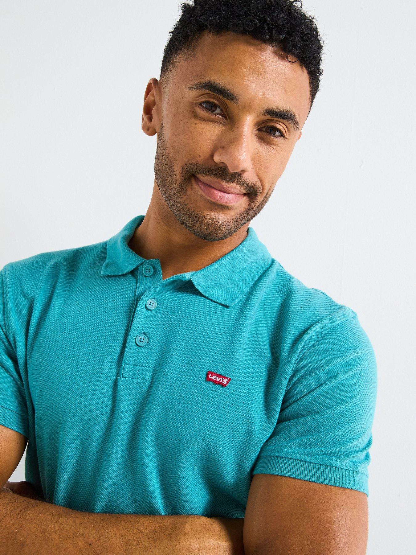 Image 4 of 4 of Levi's Levis Housemark Polo Shirt- Blue