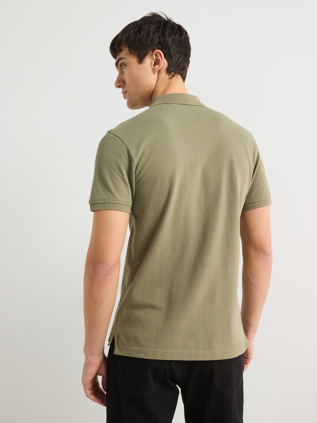 Image 2 of 6 of Levi's Housemark Logo Polo Shirt- Khaki