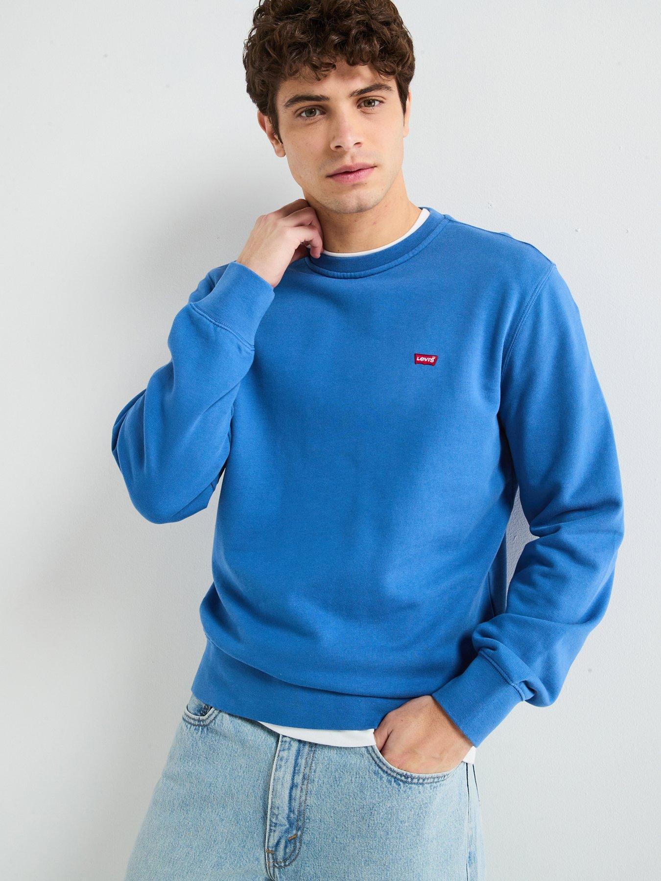 levis-original-housemark-logo-crew-neck-sweat-top--blue