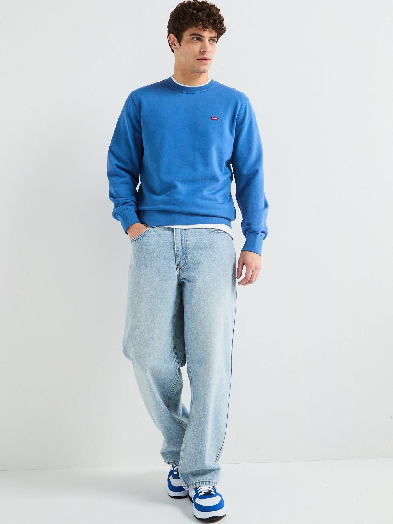 levis-levis-original-housemark-logo-crew-neck-sweat-top--blueback