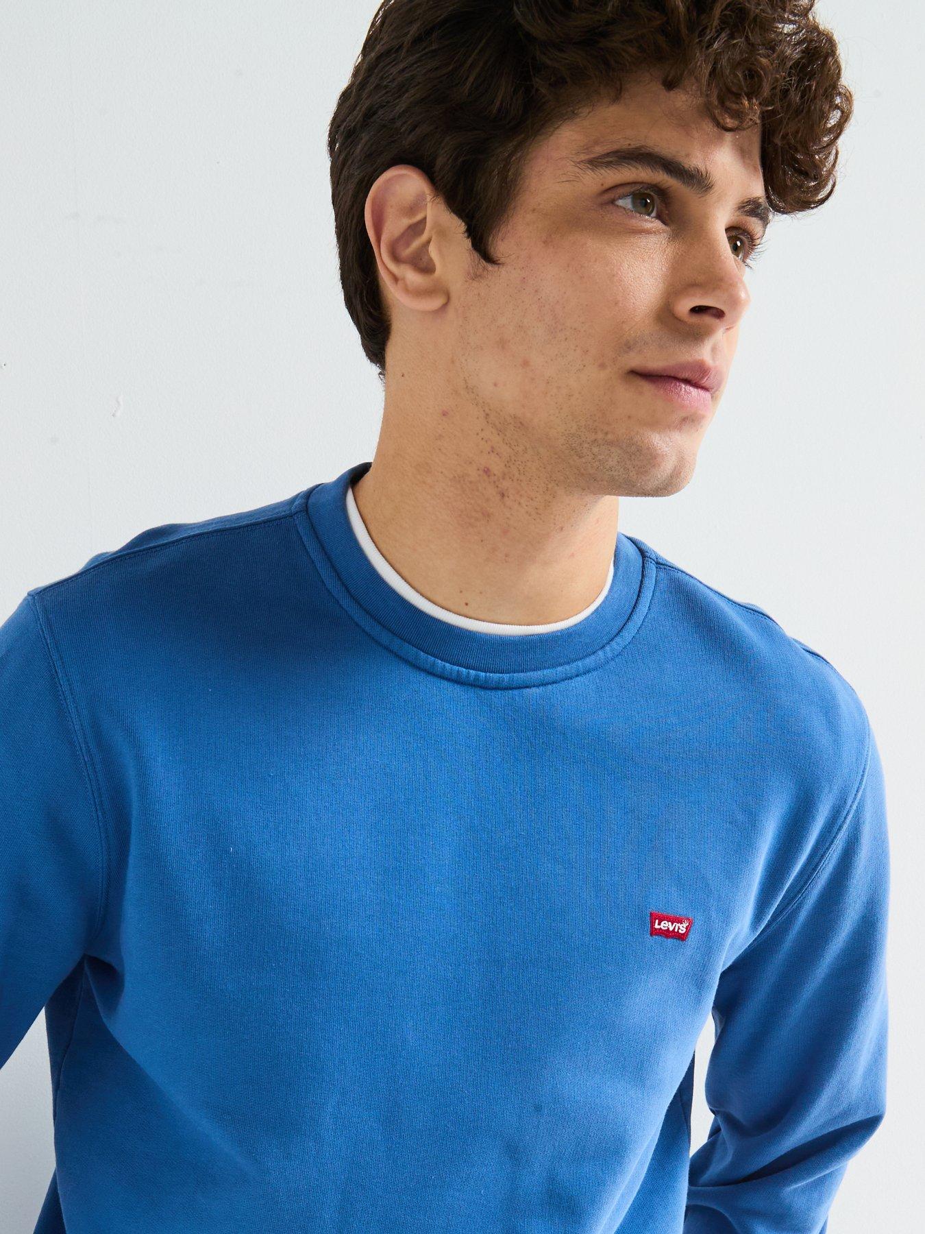 levis-levis-original-housemark-logo-crew-neck-sweat-top--bluedetail