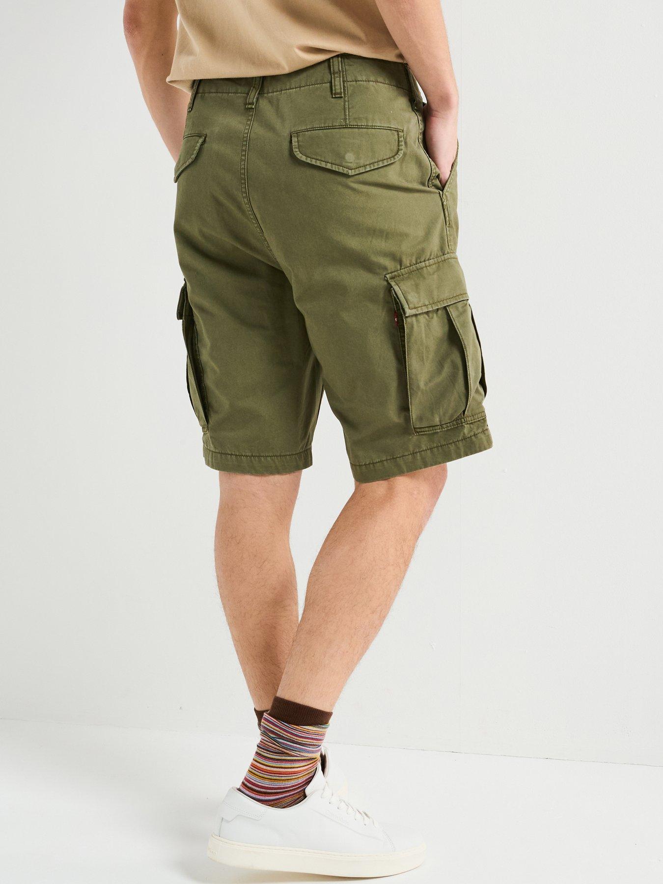 Image 2 of 6 of Levi's Levi's Carrier Cargo Shorts- Dark Green