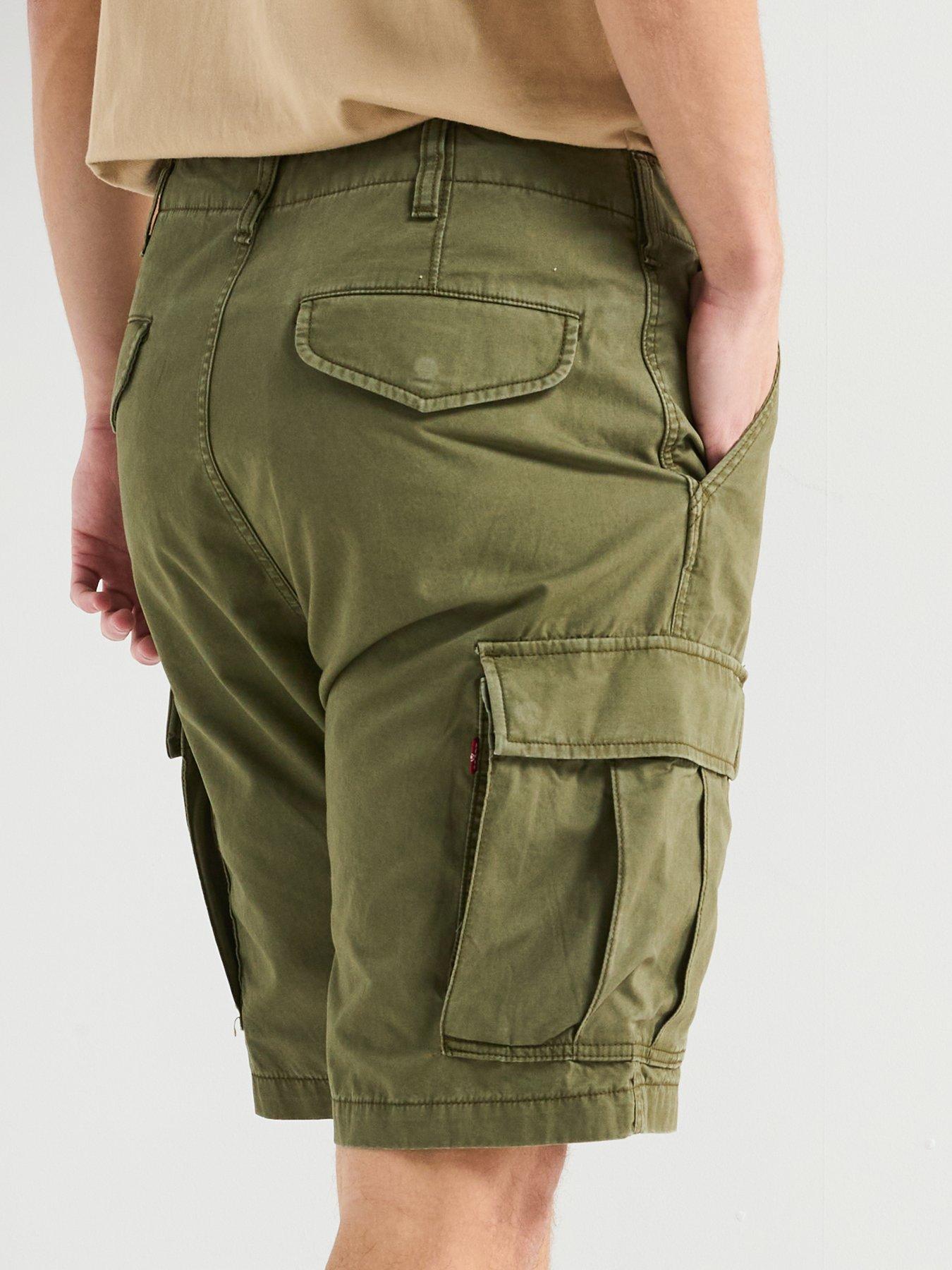Image 4 of 6 of Levi's Levi's Carrier Cargo Shorts- Dark Green