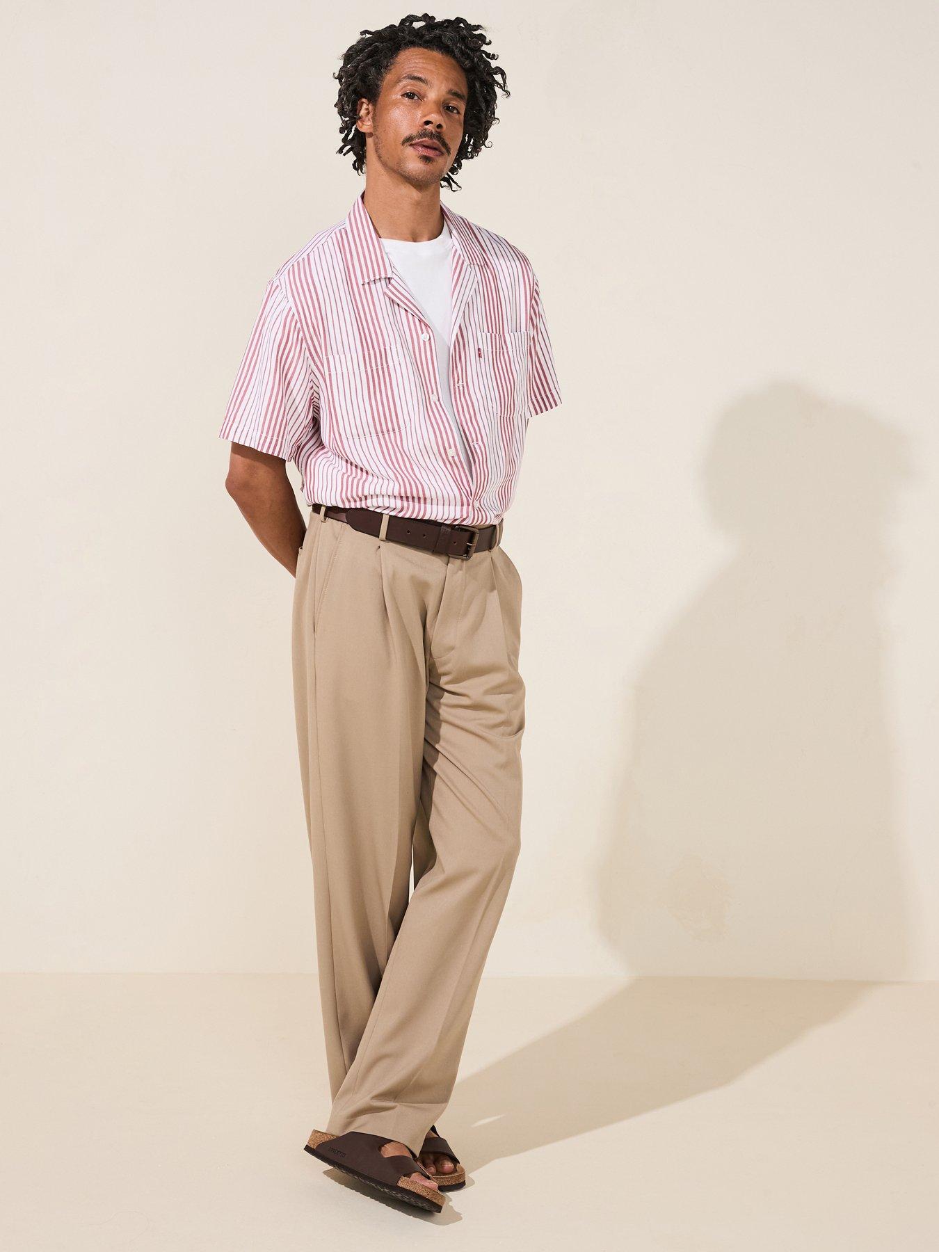 Image 3 of 6 of Levi's Levi's Classic Camper Short Sleeve Shirt- Red