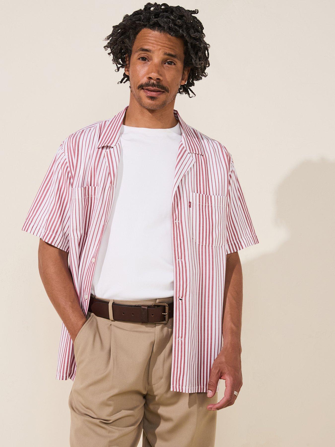 Image 6 of 6 of Levi's Levi's Classic Camper Short Sleeve Shirt- Red