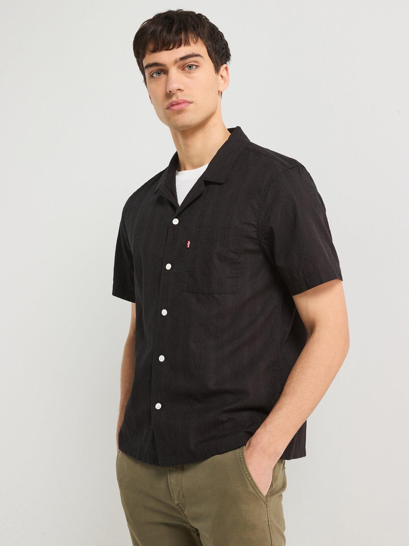 Image 1 of 6 of Levi's Sunset Short Sleeve Shirt- Black