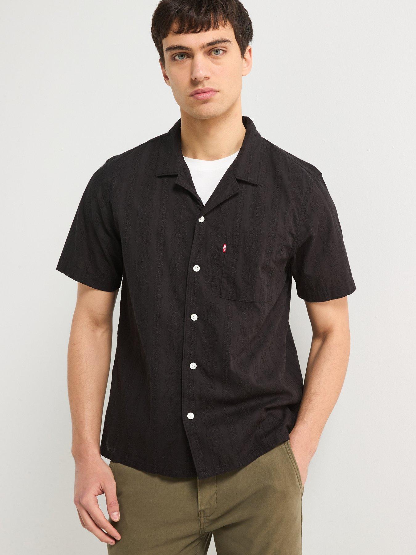 Image 5 of 6 of Levi's Sunset Short Sleeve Shirt- Black