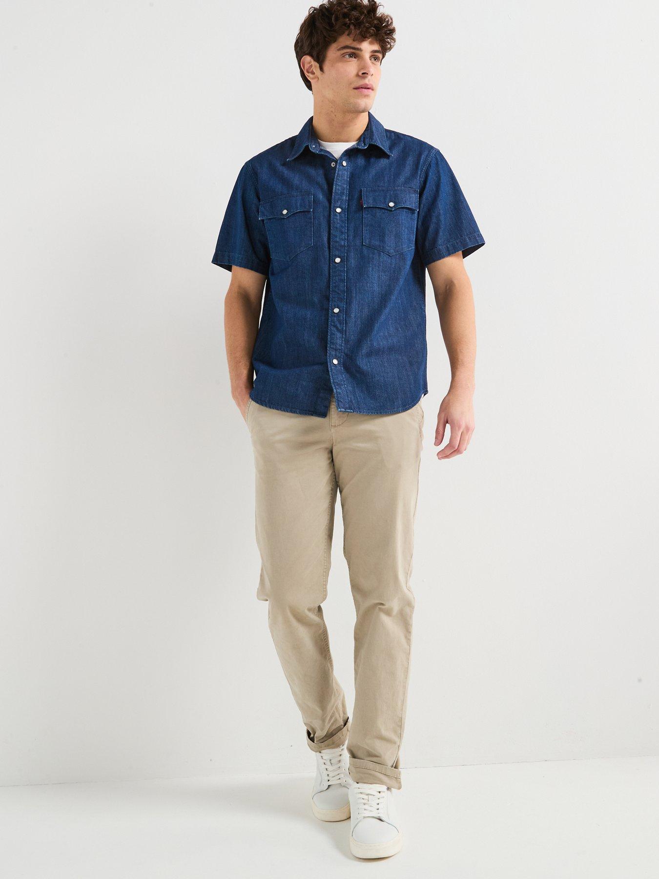 Image 3 of 4 of Levi's Levi's Relaxed Fit Short Sleeve Shirt- Blue