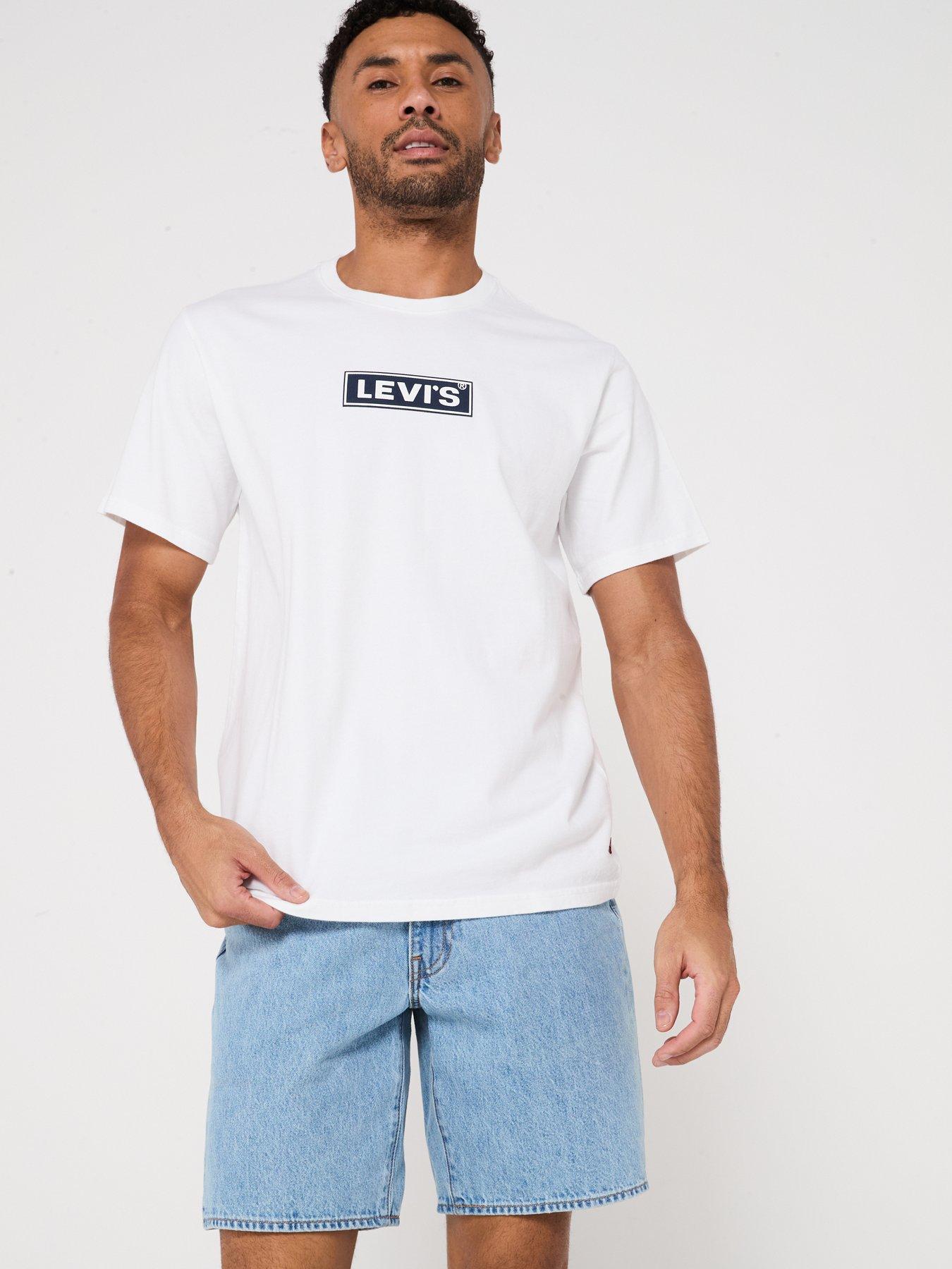 Image 5 of 5 of Levi's Levi's 405 Standard Denim Shorts- Last Encore- Light Blue