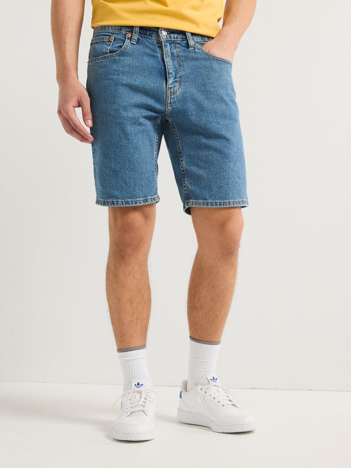 levis-445-stretch-denim-shorts-blue