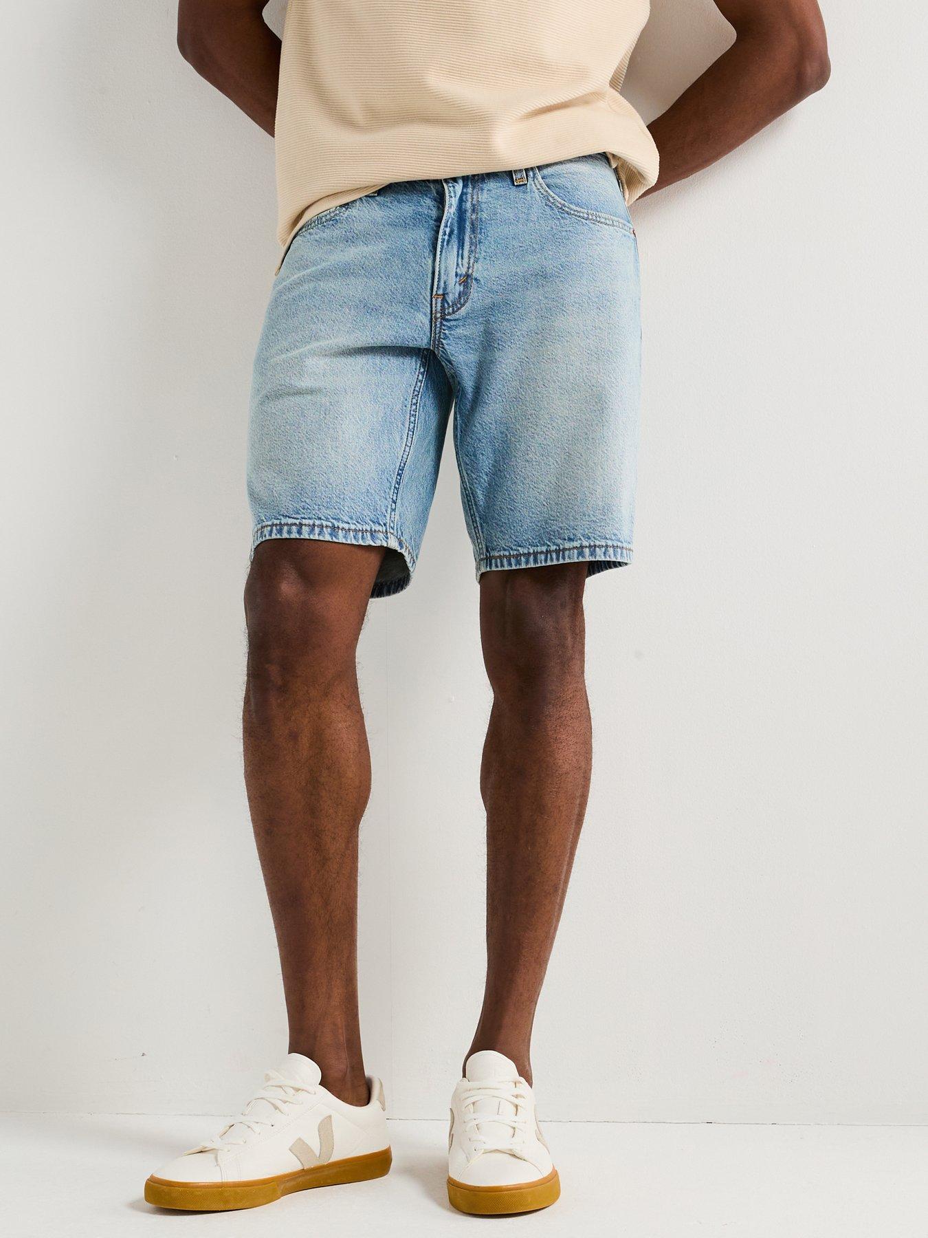 undefined Levi's 445 Stretch Denim Shorts- Atlas Skies- Light Blue