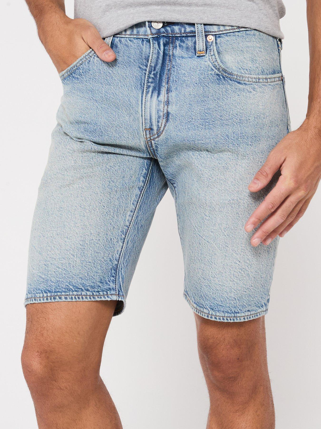 levis-levis-468-loose-fit-denim-shorts--bluedetail