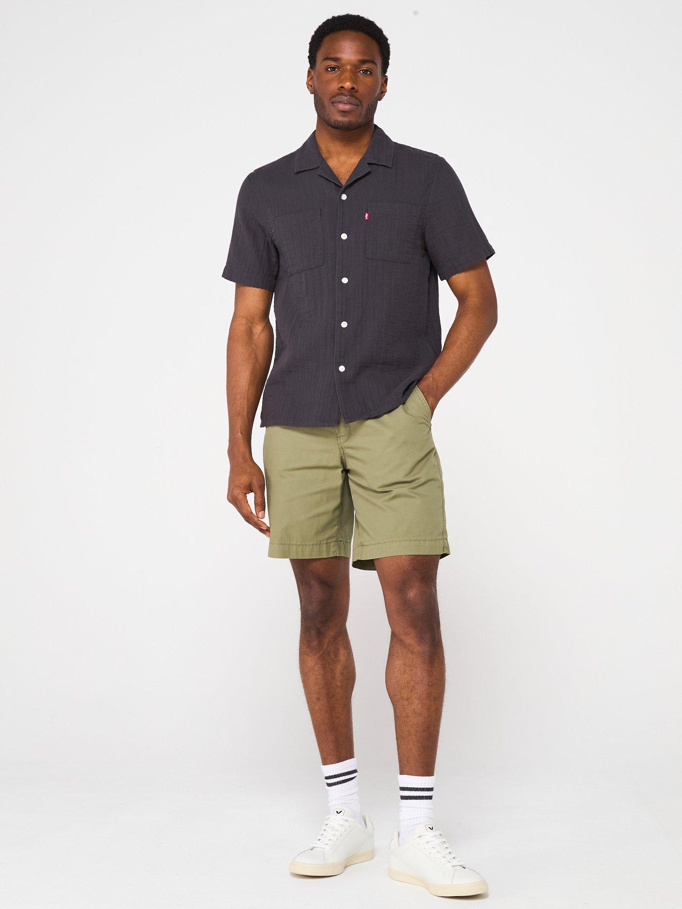 levis-authentic-vintage-straight-chino-shorts--dark-greenback