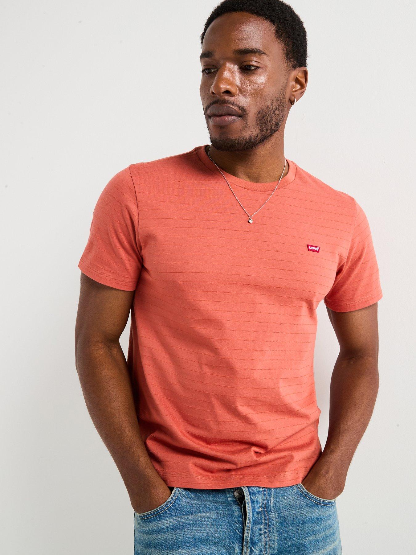 undefined Levi's Original Dobby Short Sleeve T-shirt- Red