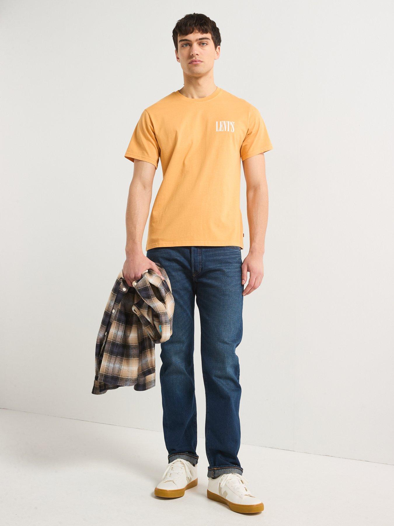 Image 6 of 6 of Levi's Relaxed Fit Short Sleeve T-Shirt- Orange