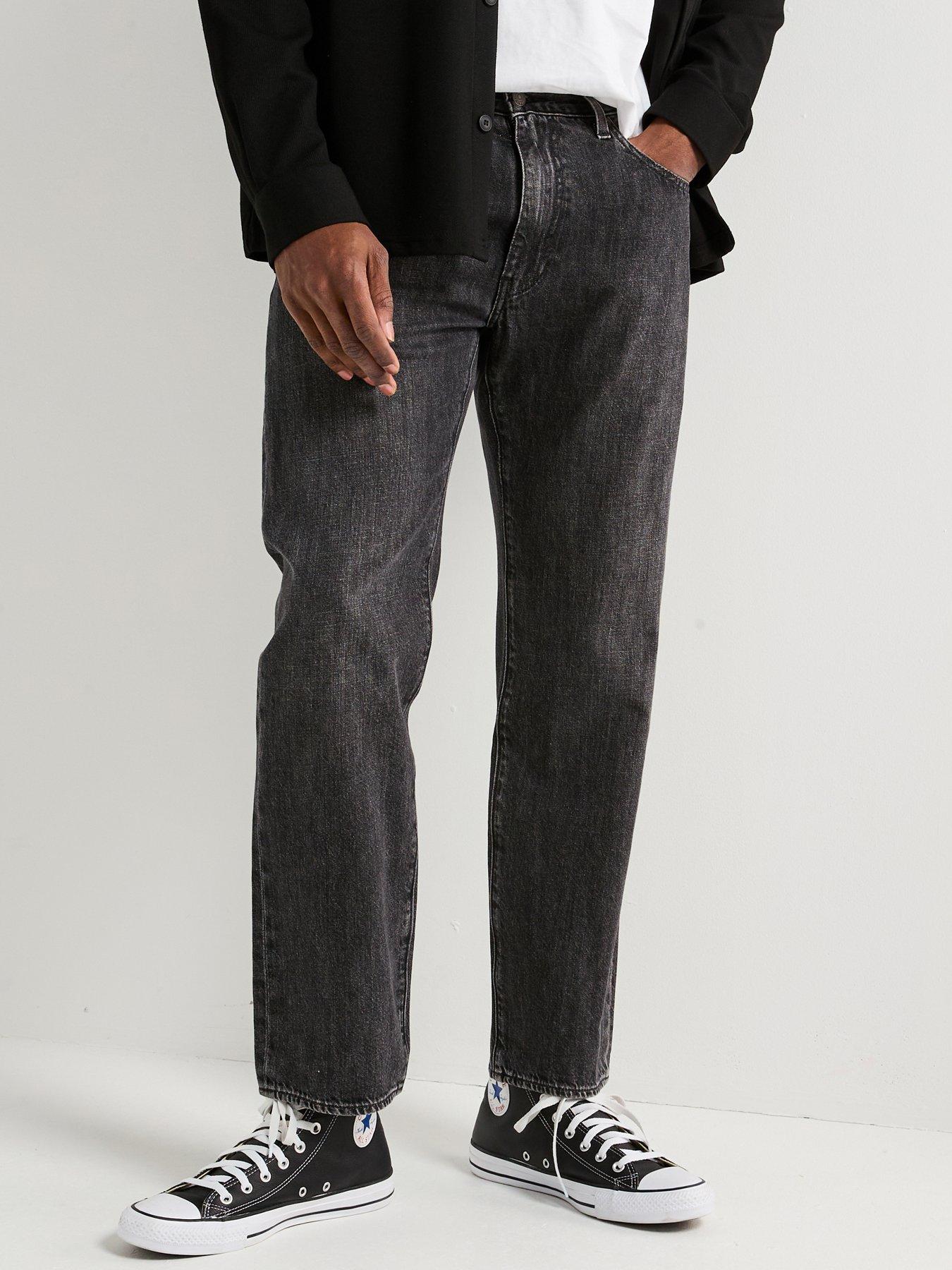 undefined 555 Relaxed Straight Jeans - Black