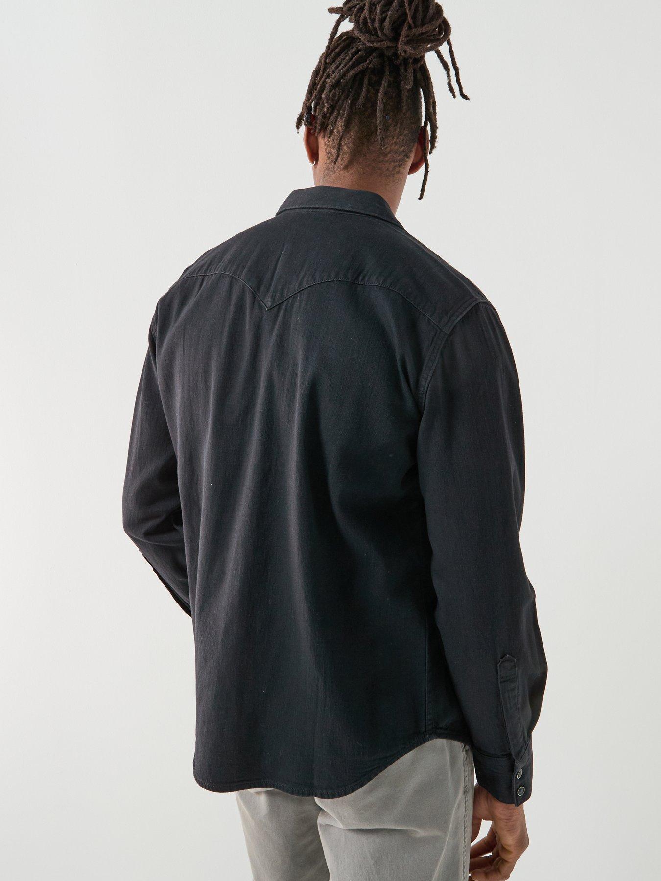 Image 2 of 5 of Levi's Levi's Barstow Western Standard Denim Shirt- Black