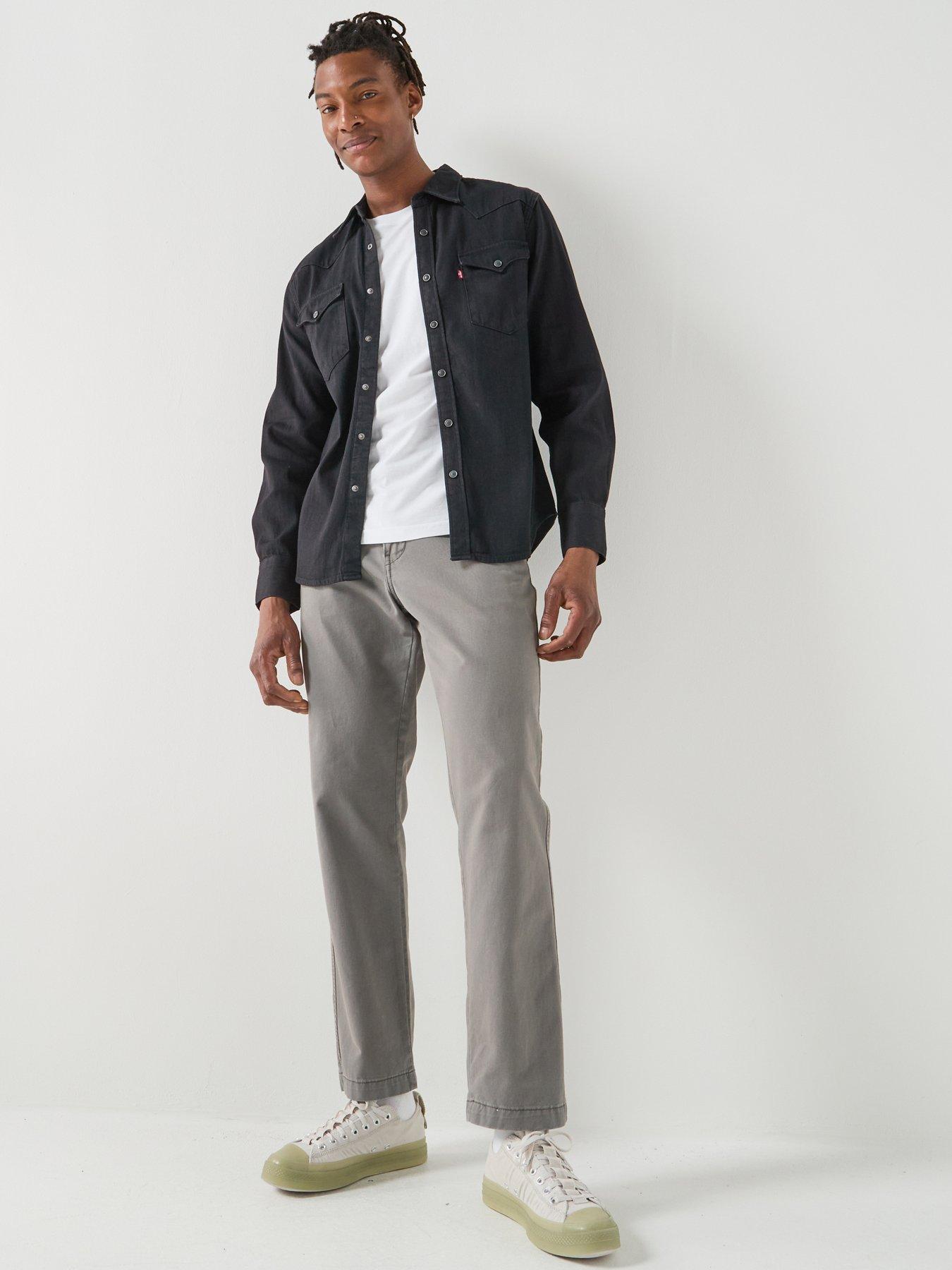 Image 3 of 5 of Levi's Levi's Barstow Western Standard Denim Shirt- Black