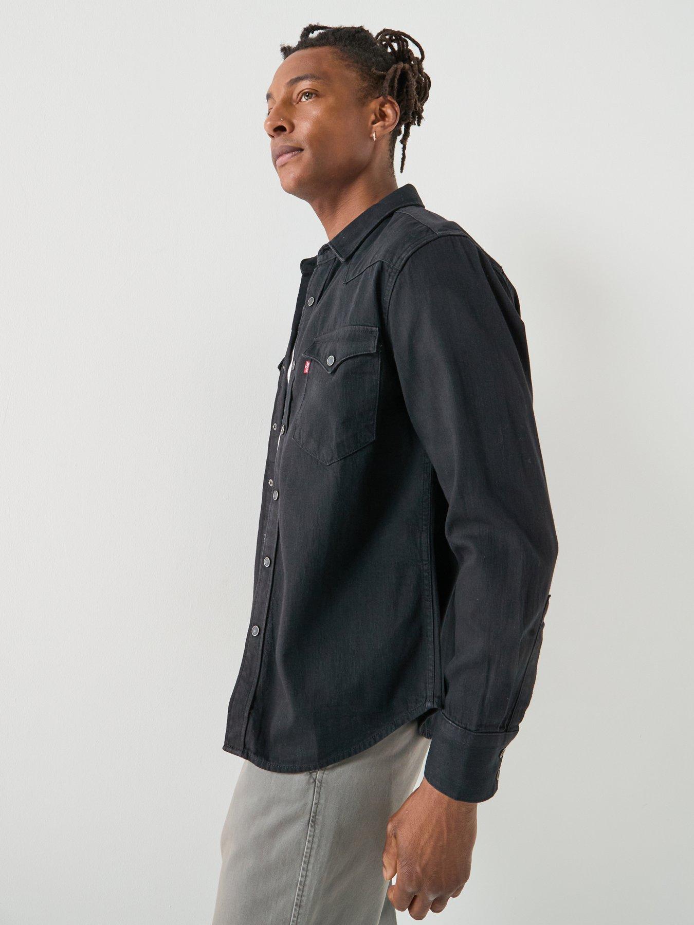 levis-levis-barstow-western-standard-denim-shirt--blackdetail