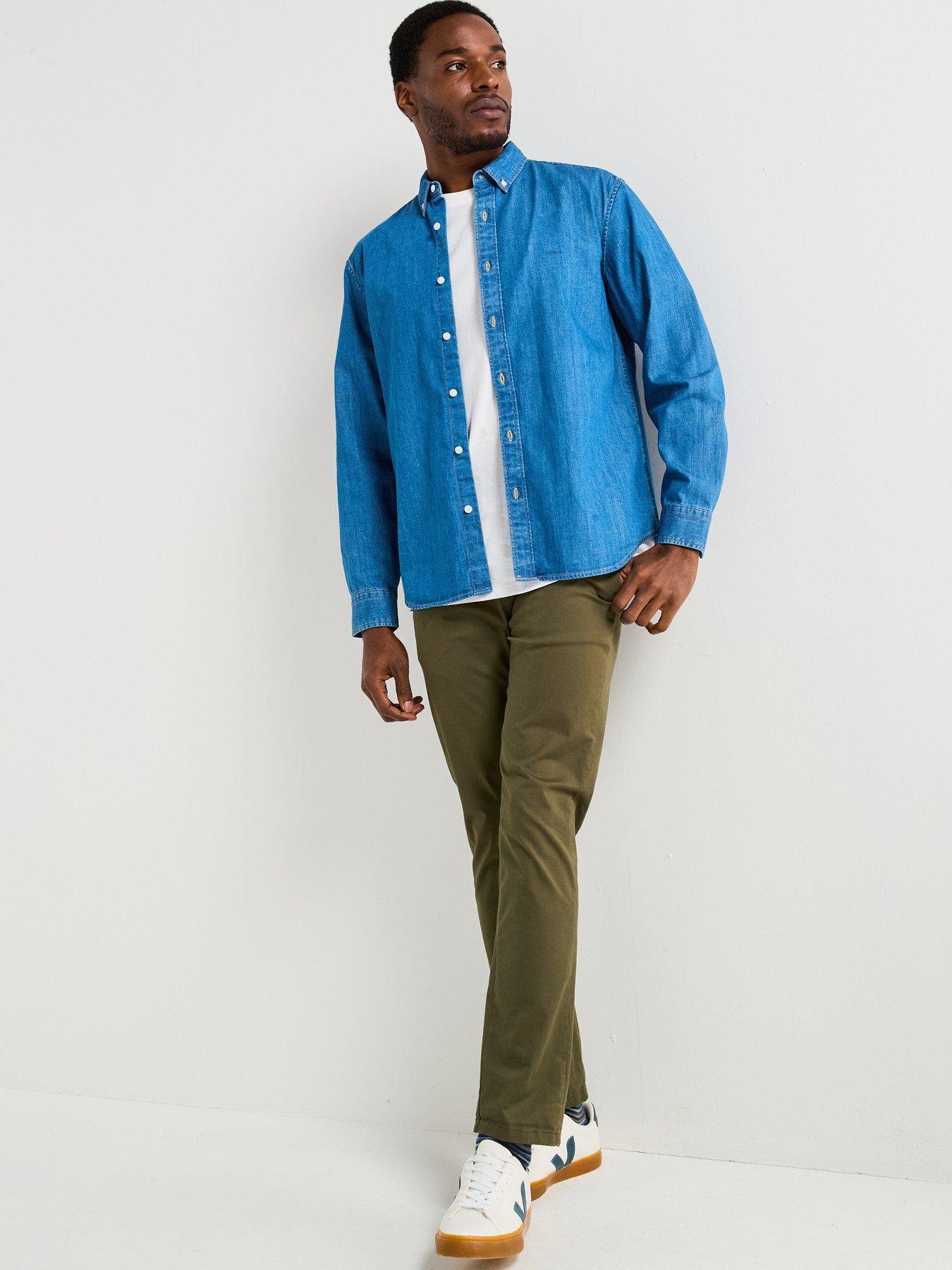 levis-levis-authentic-button-down-denim-shirt--medium-indigoback