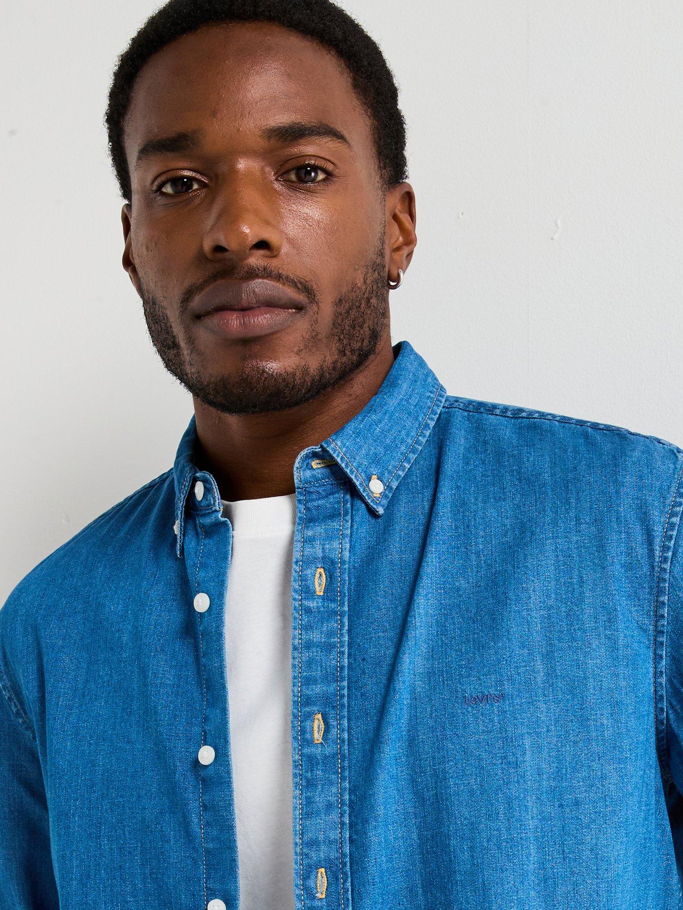 levis-levis-authentic-button-down-denim-shirt--medium-indigodetail