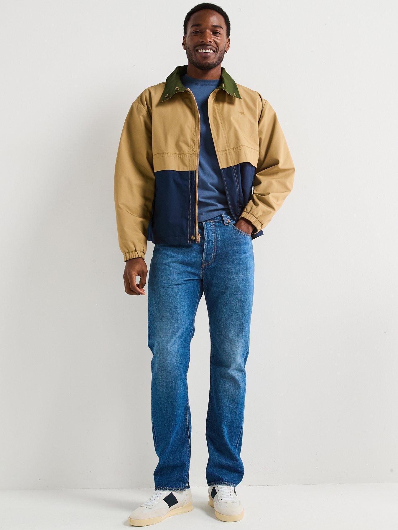 Image 5 of 5 of Levi's Levi's 501 Original Straight Fit Jeans - Window Pane Lightweight - Dark Blue
