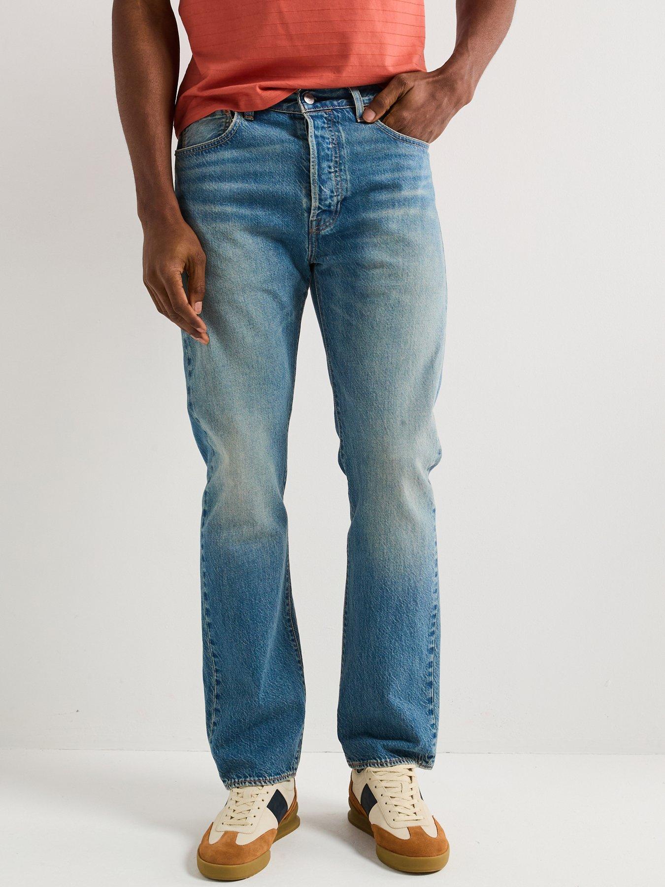 undefined Levi's 501 Original Straight Fit Jeans - Lean Machine Lightweight - Blue