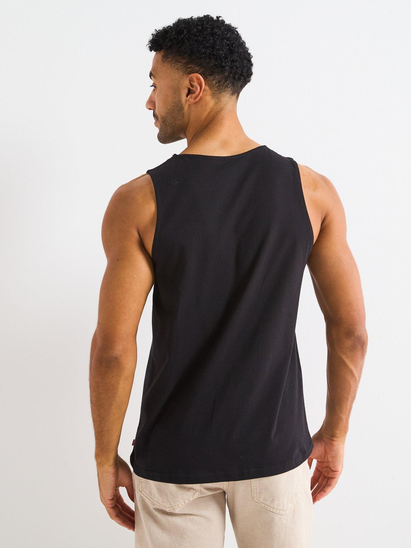 Image 2 of 4 of Levi's Levis Relaxed Fit Graphic Vest- Black