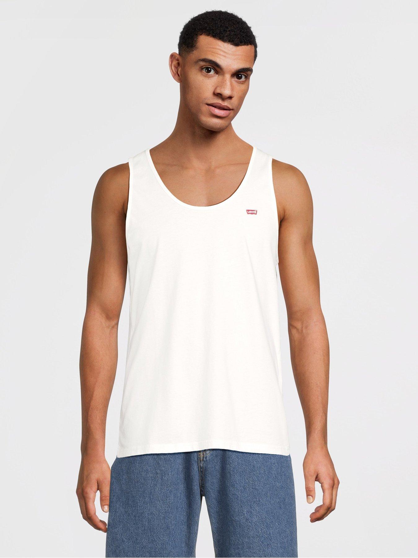 Image 1 of 6 of Levi's Levis Housemark Vest- White