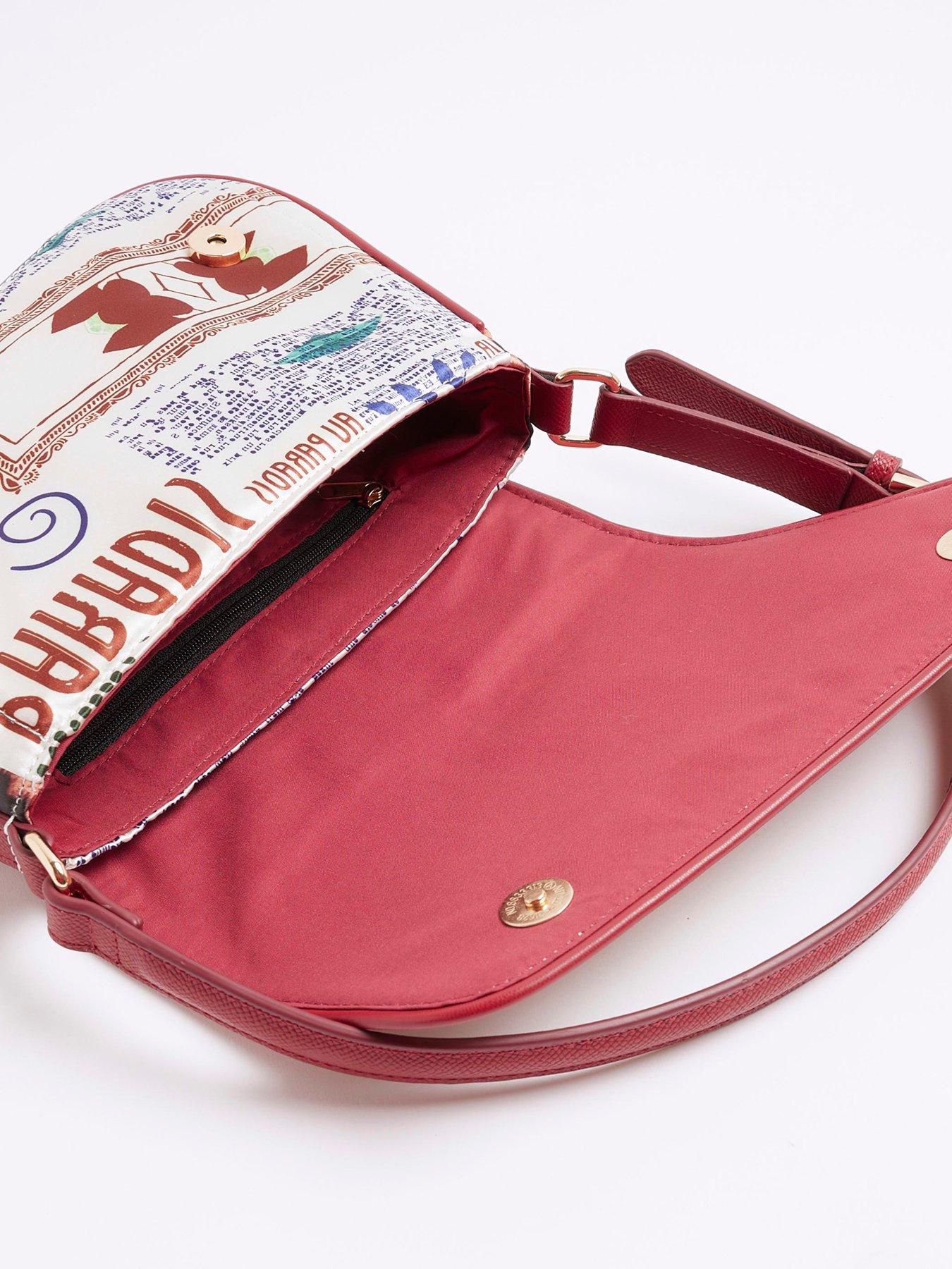 river-island-mixed-print-saddle-bag-creamdetail