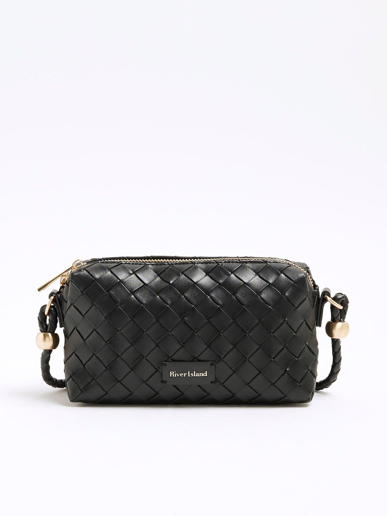 river-island-weave-crossbody-bags-black