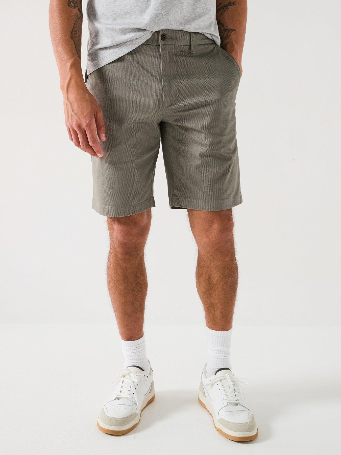 Image 1 of 4 of Tommy Hilfiger Harlem Printed Structure Chino Shorts - Grey