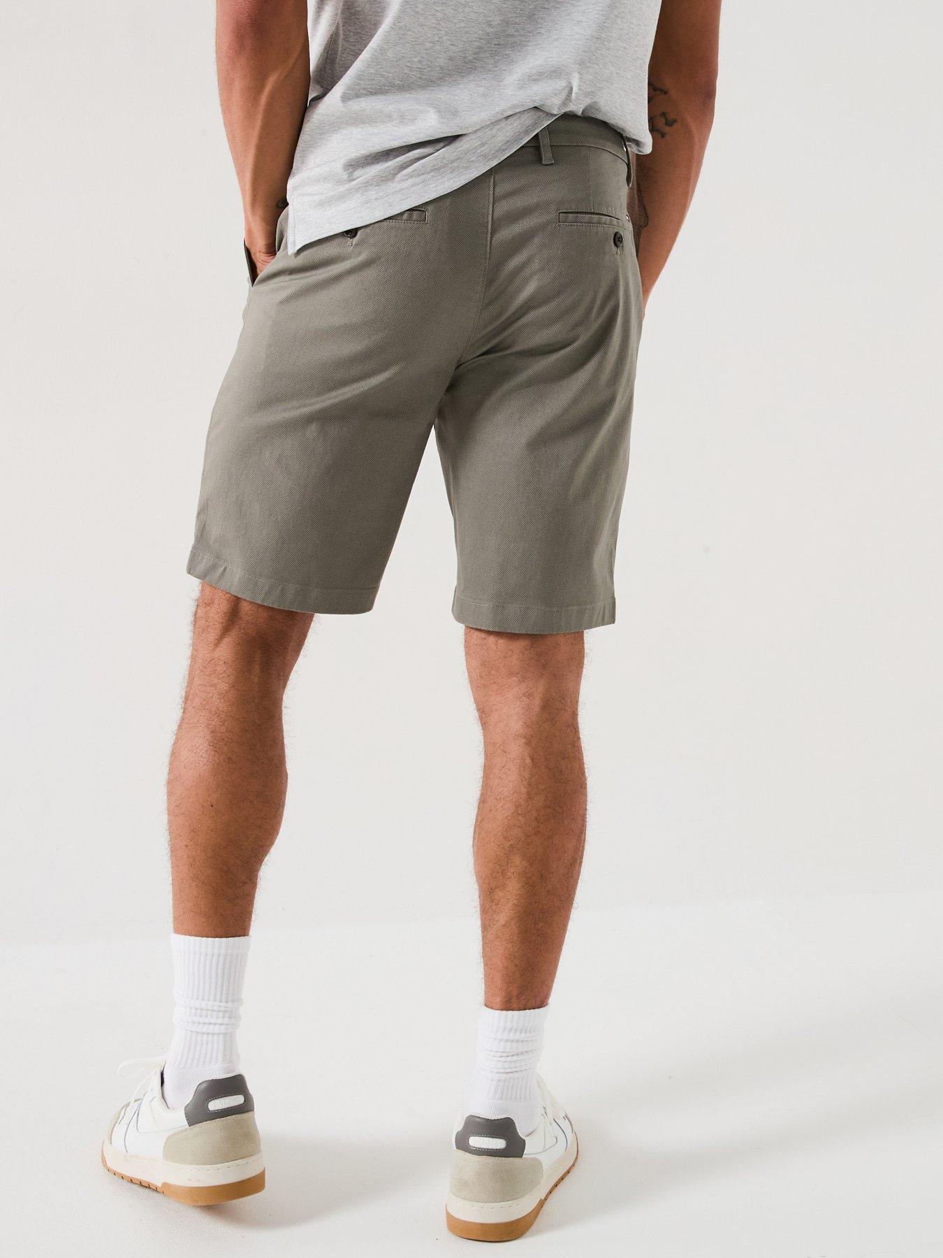 Image 2 of 4 of Tommy Hilfiger Harlem Printed Structure Chino Shorts - Grey