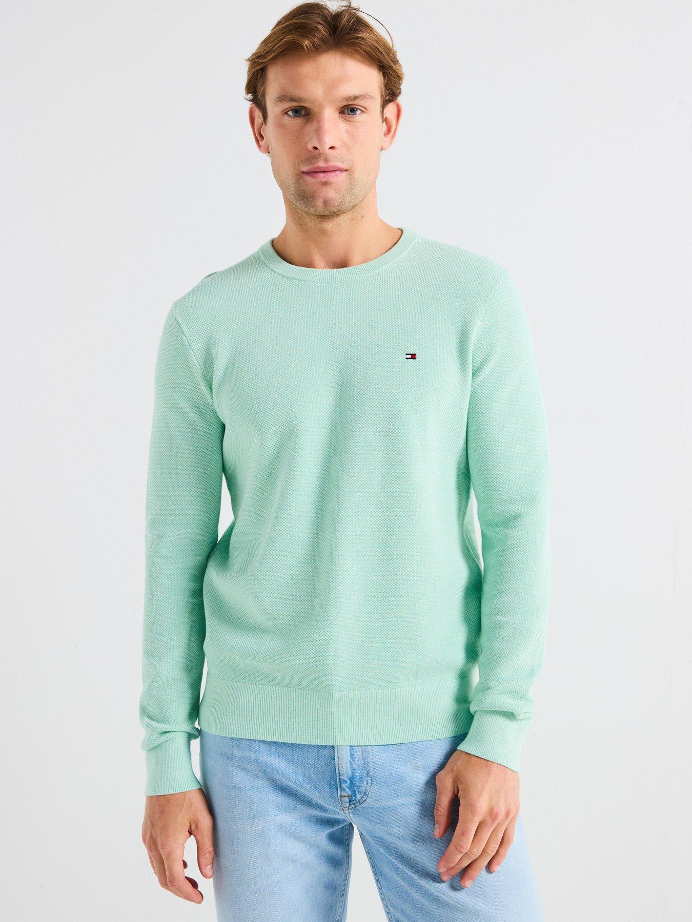 undefined Essential Structure Crew Neck Knitted Jumper - Grey
