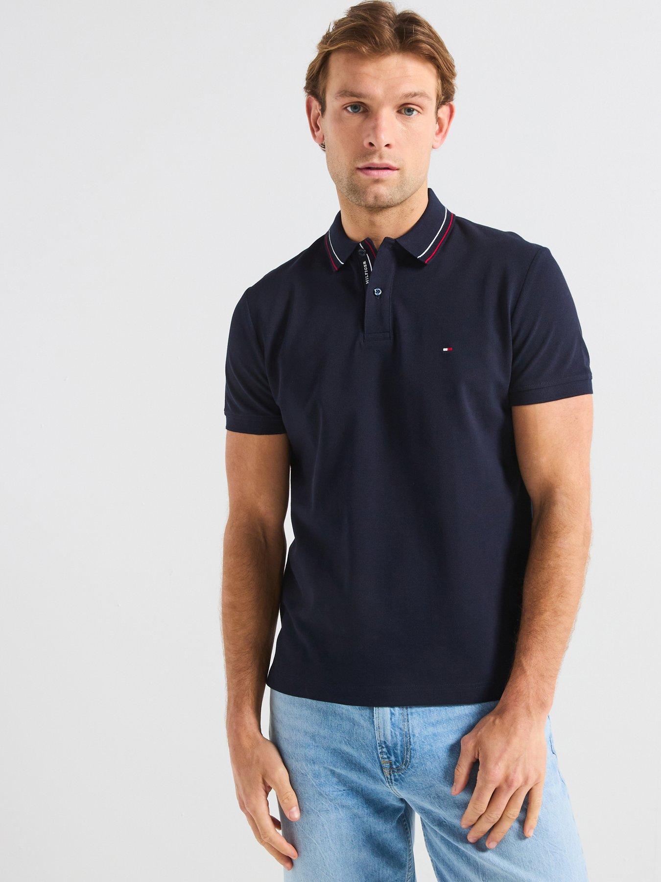 tommy-hilfiger-regular-fit-placket-interest-polo-shirt-navy