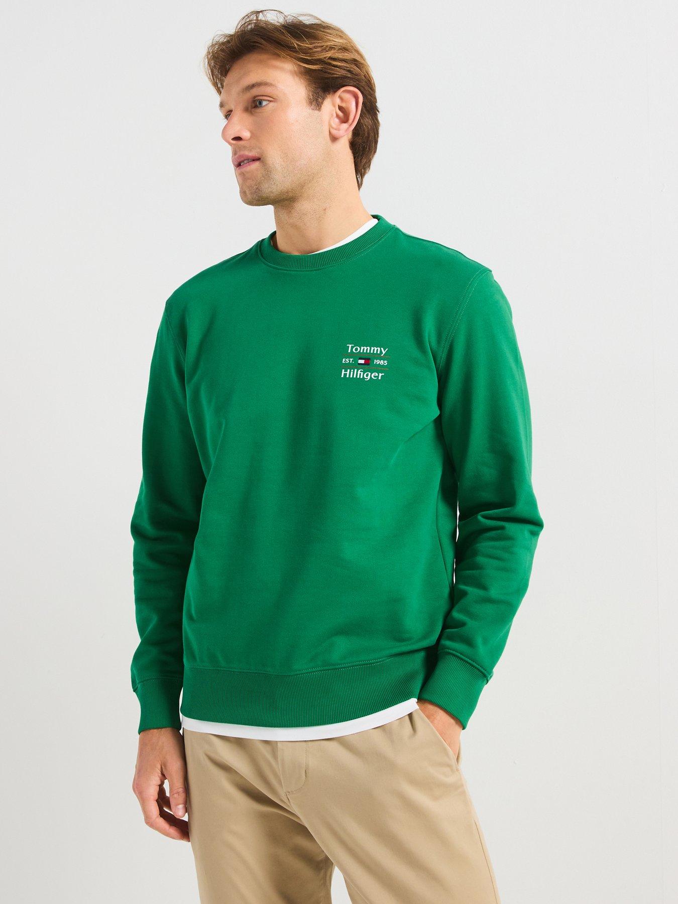 tommy-hilfiger-hilfiger-stack-crew-sweat-green