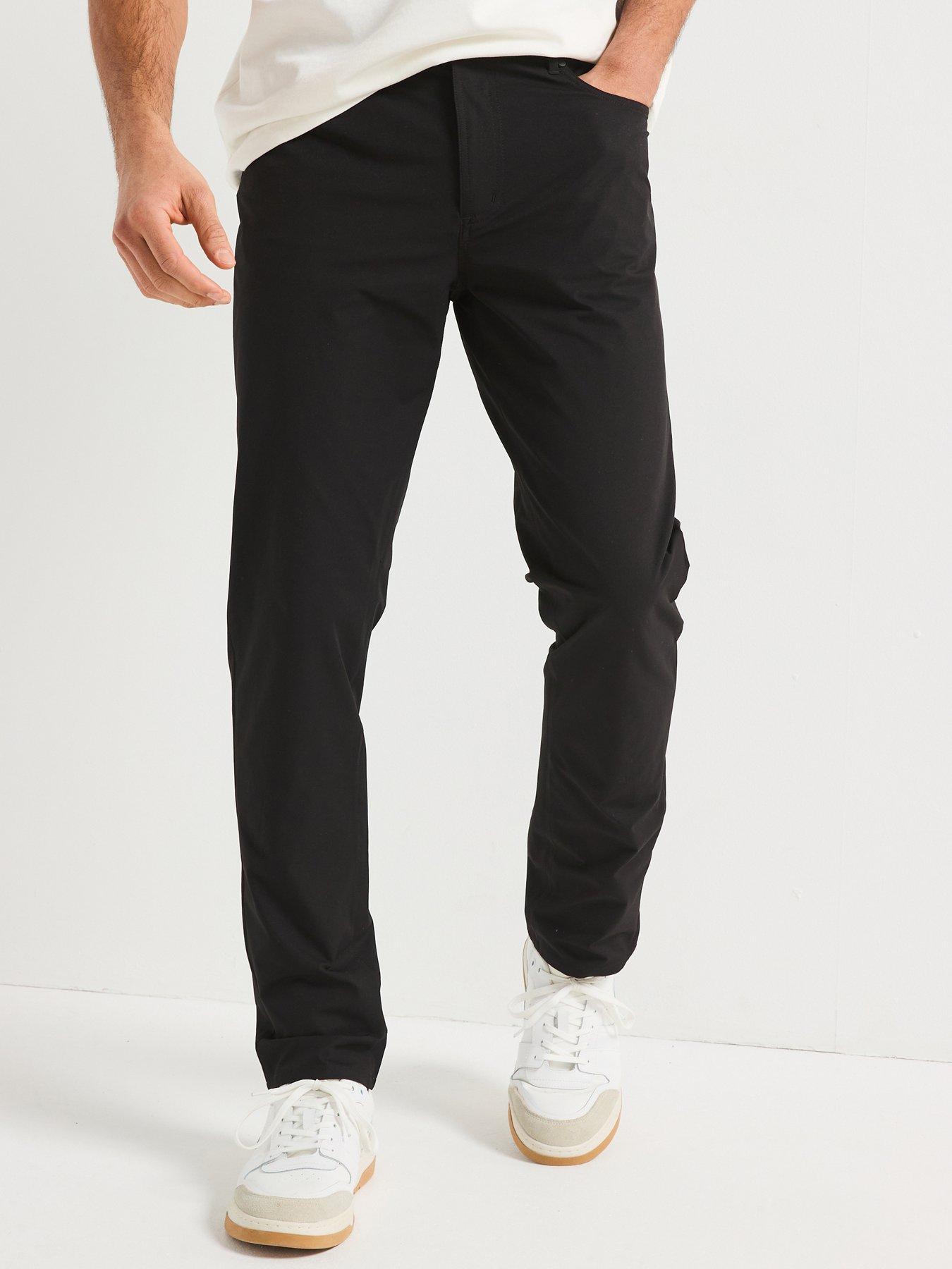 Image of Tommy Hilfiger Denton 5 Pocket Tech Chinos - Black