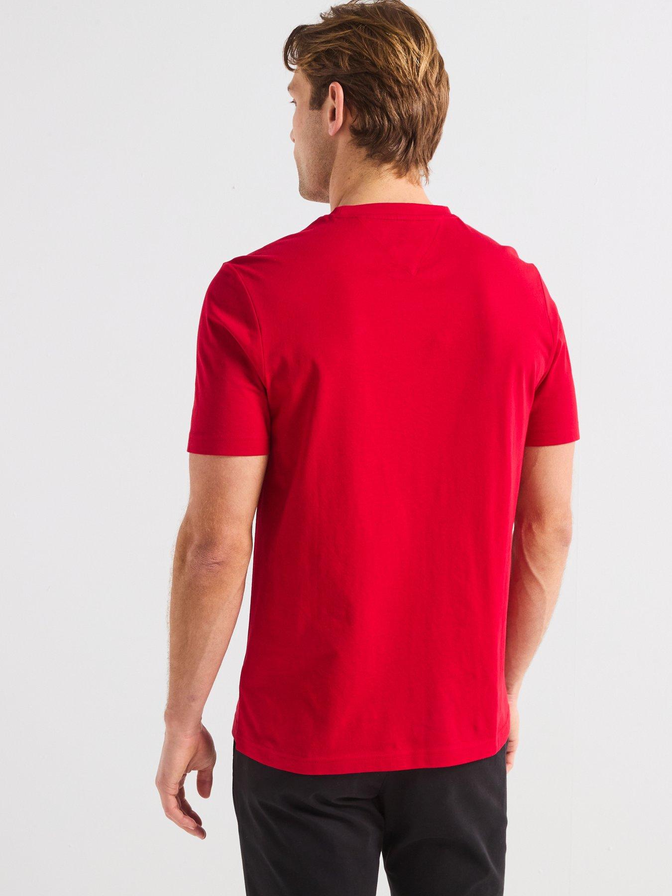 tommy-hilfiger-tommy-hilfiger-hilfiger-center-stack-logo-t-shirt-redstillFront
