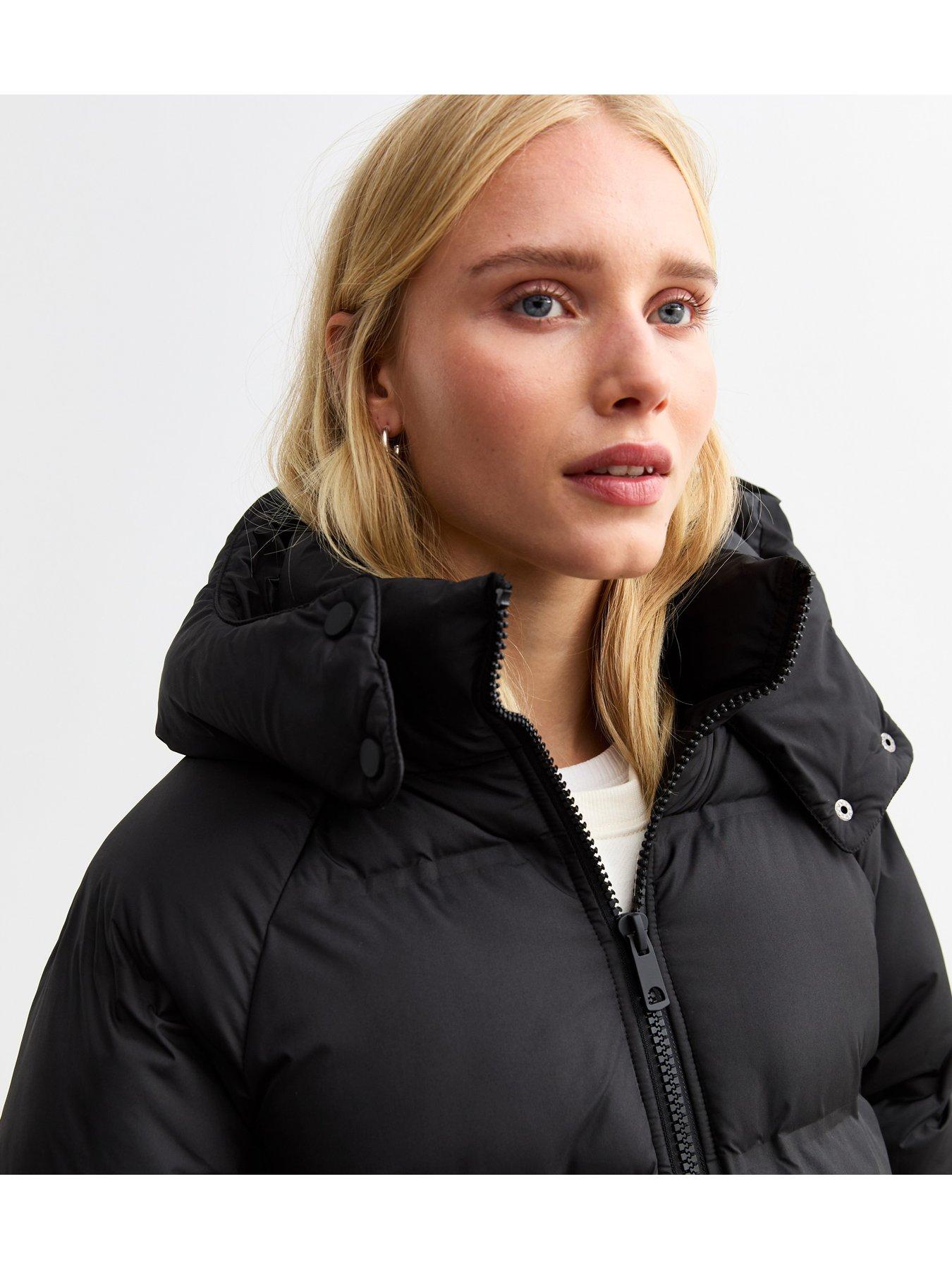 new-look-black-hooded-longline-puffer-coatoutfit