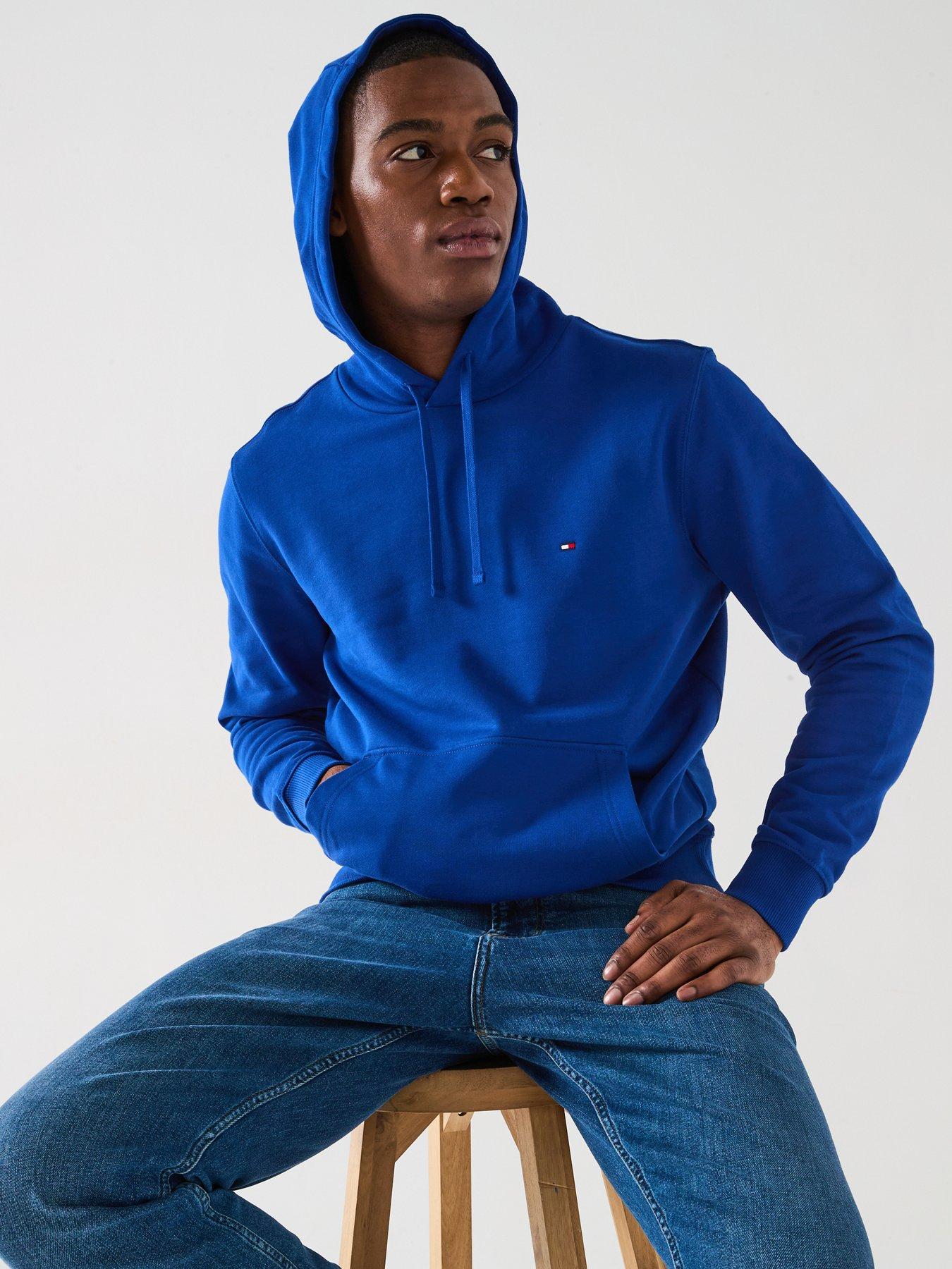 Image 4 of 5 of Tommy Hilfiger Essential Terry Hoodie - Blue