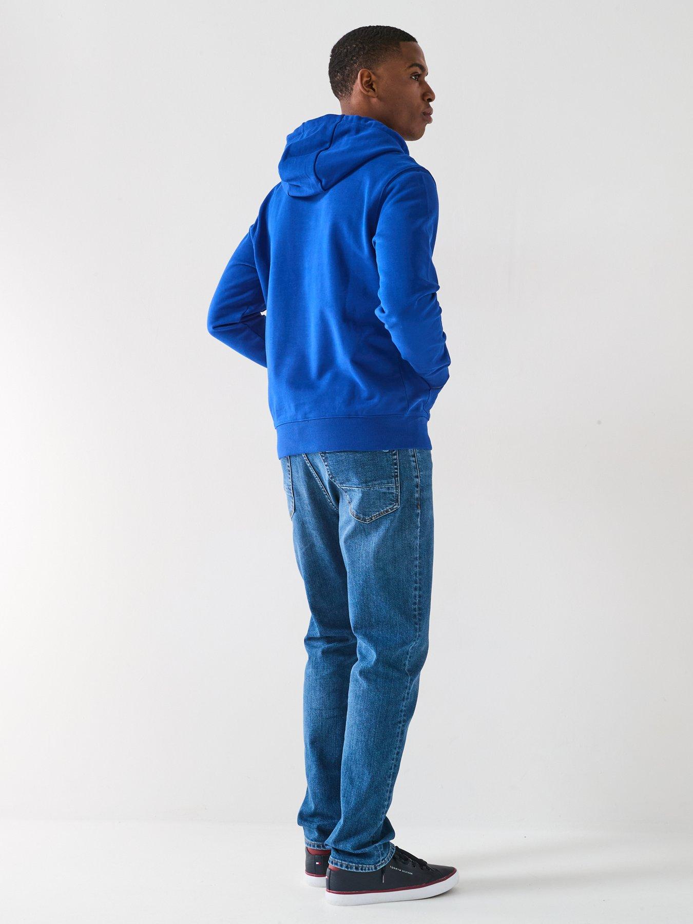 Image 5 of 5 of Tommy Hilfiger Essential Terry Hoodie - Blue