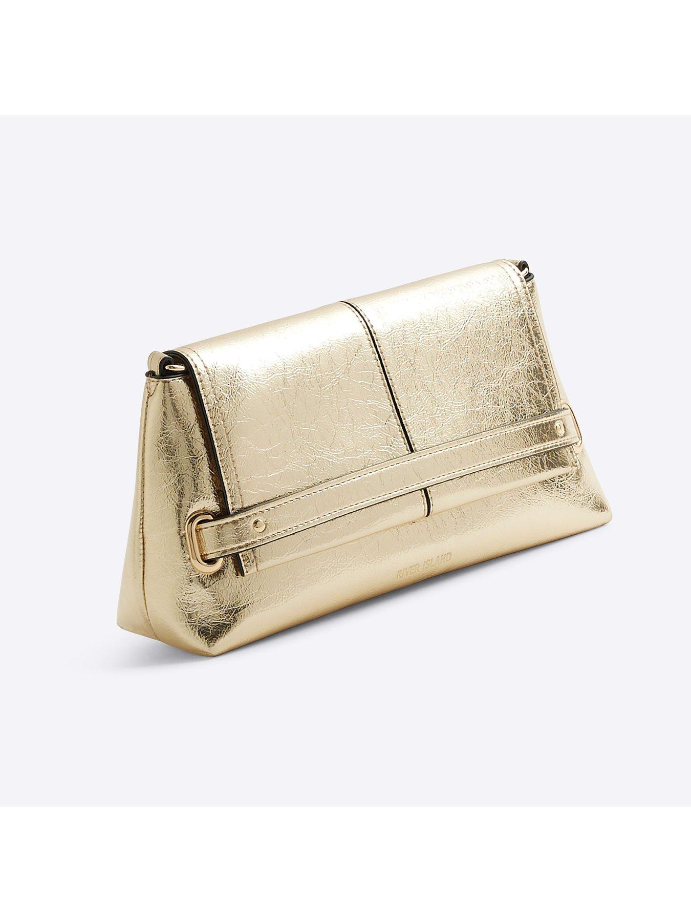 river-island-fold-over-clutch-golddetail