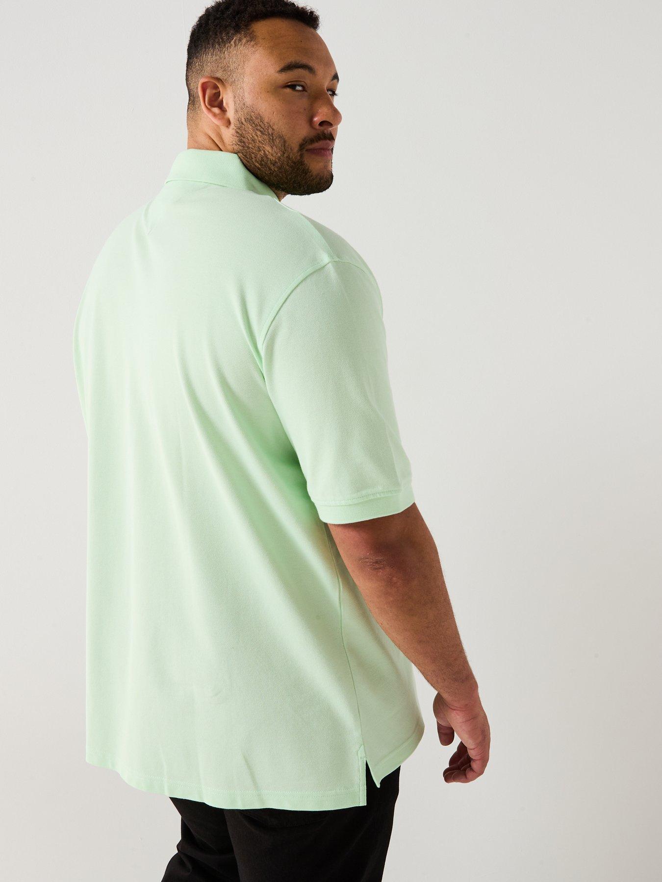 Image 2 of 4 of Tommy Hilfiger Big &amp; Tall 1985 Regular Fit Polo Shirt - Light Green