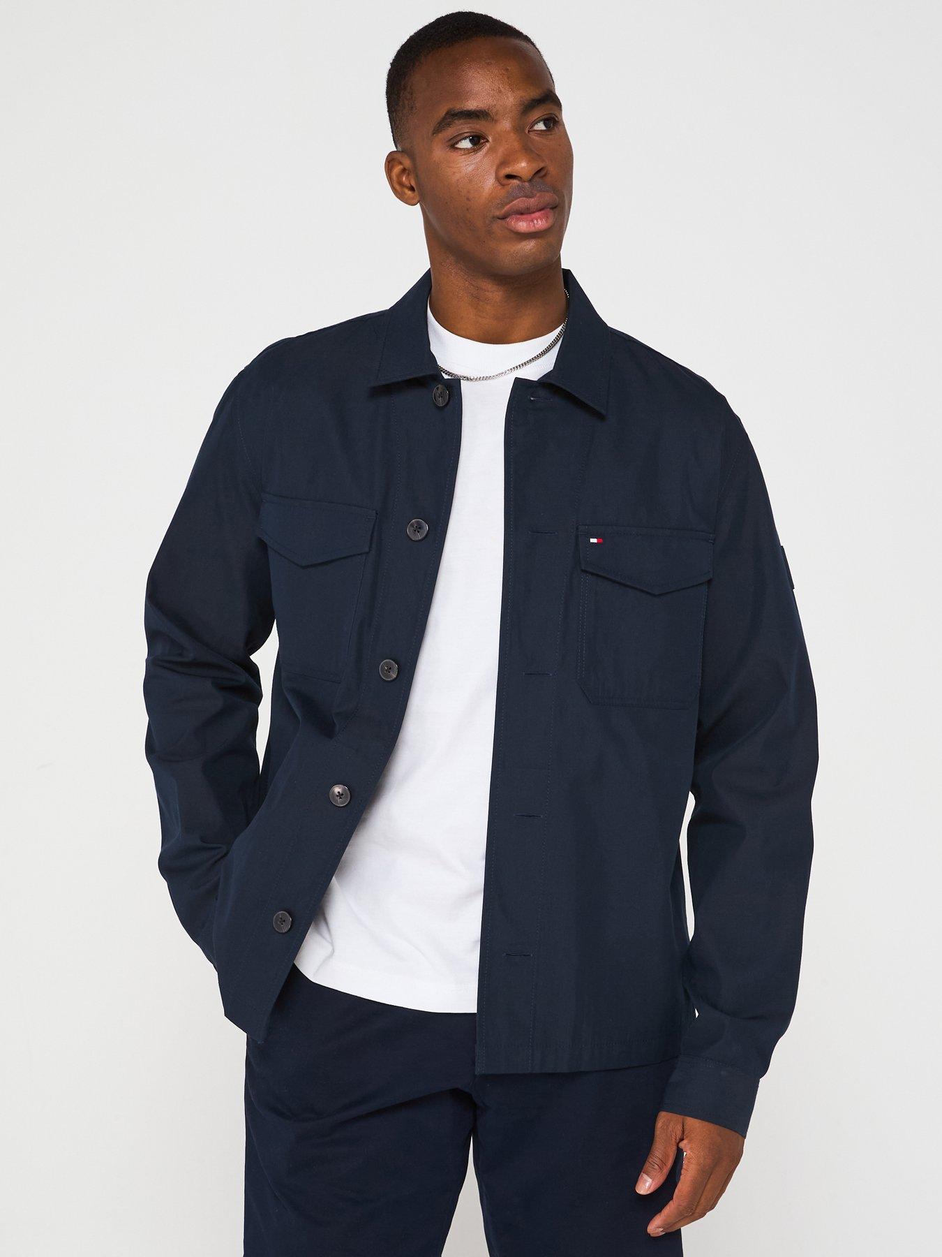 undefined Cotton Nylon Overshirt - Navy
