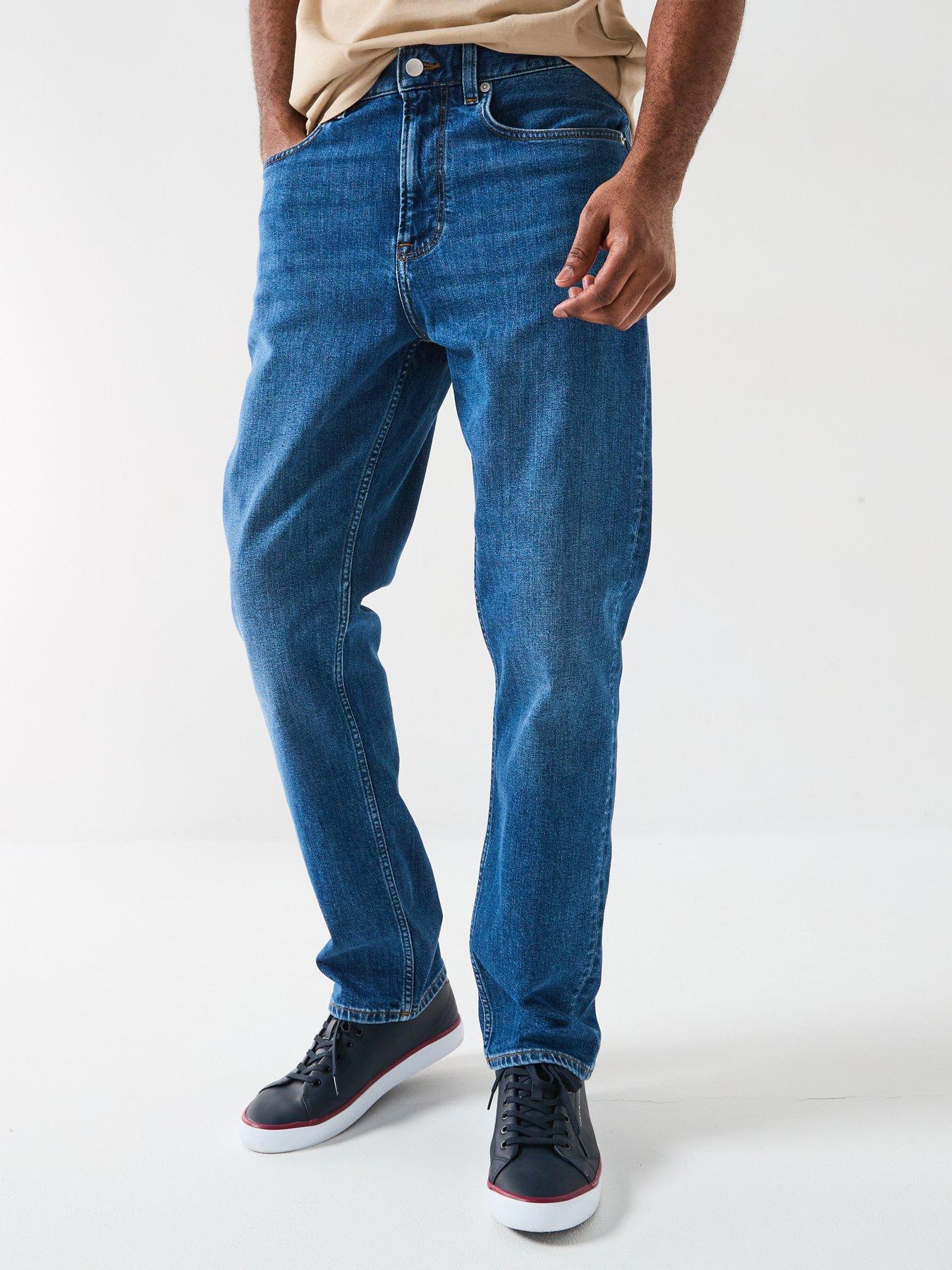 undefined Tommy Hilfiger Mercer Cobalt Blue Straight Jeans - Dark Blue