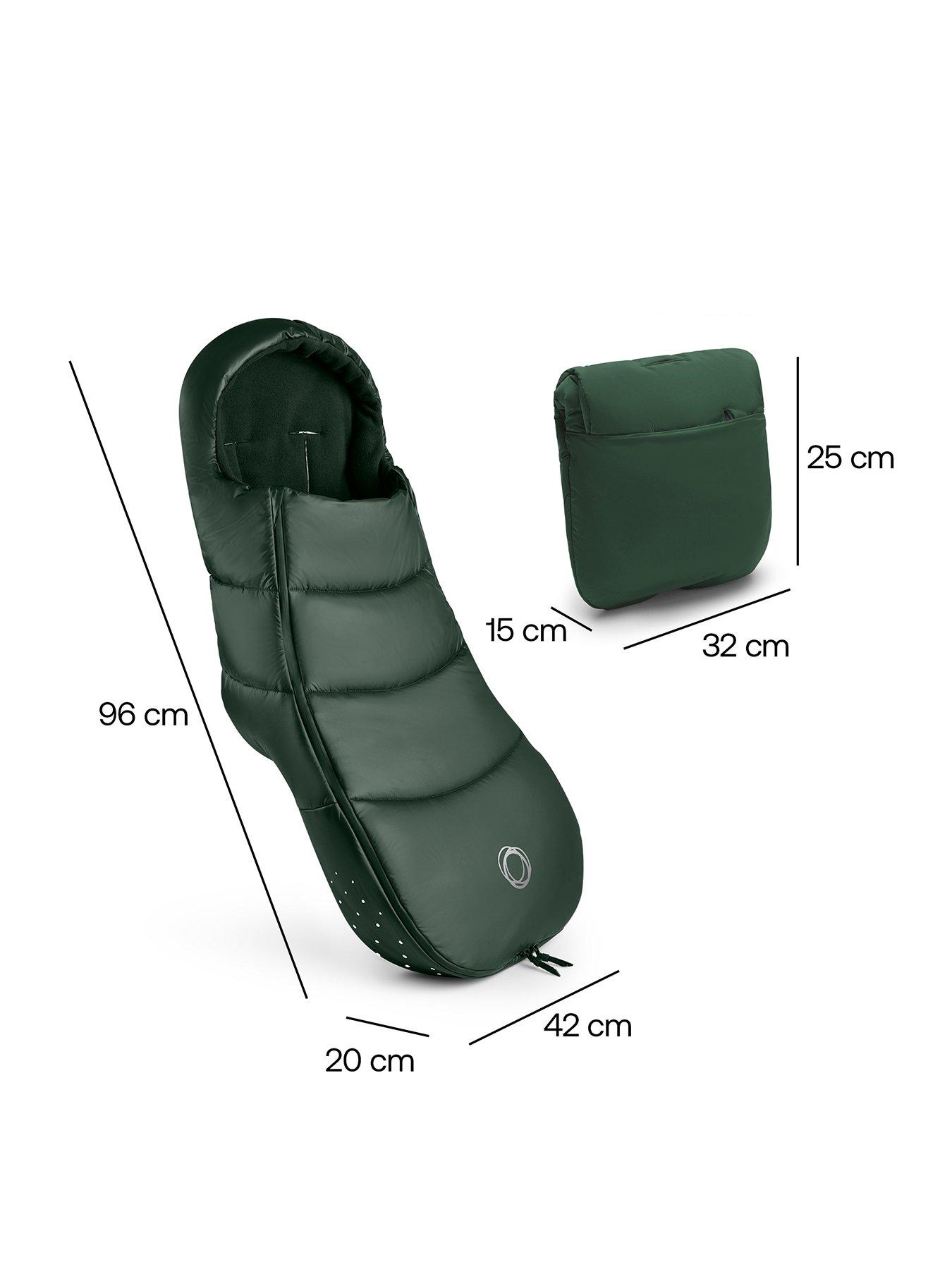 Image 2 of 7 of Bugaboo Bugaboo footmuff Noir Limited Edition MIDNIGHT GREEN
