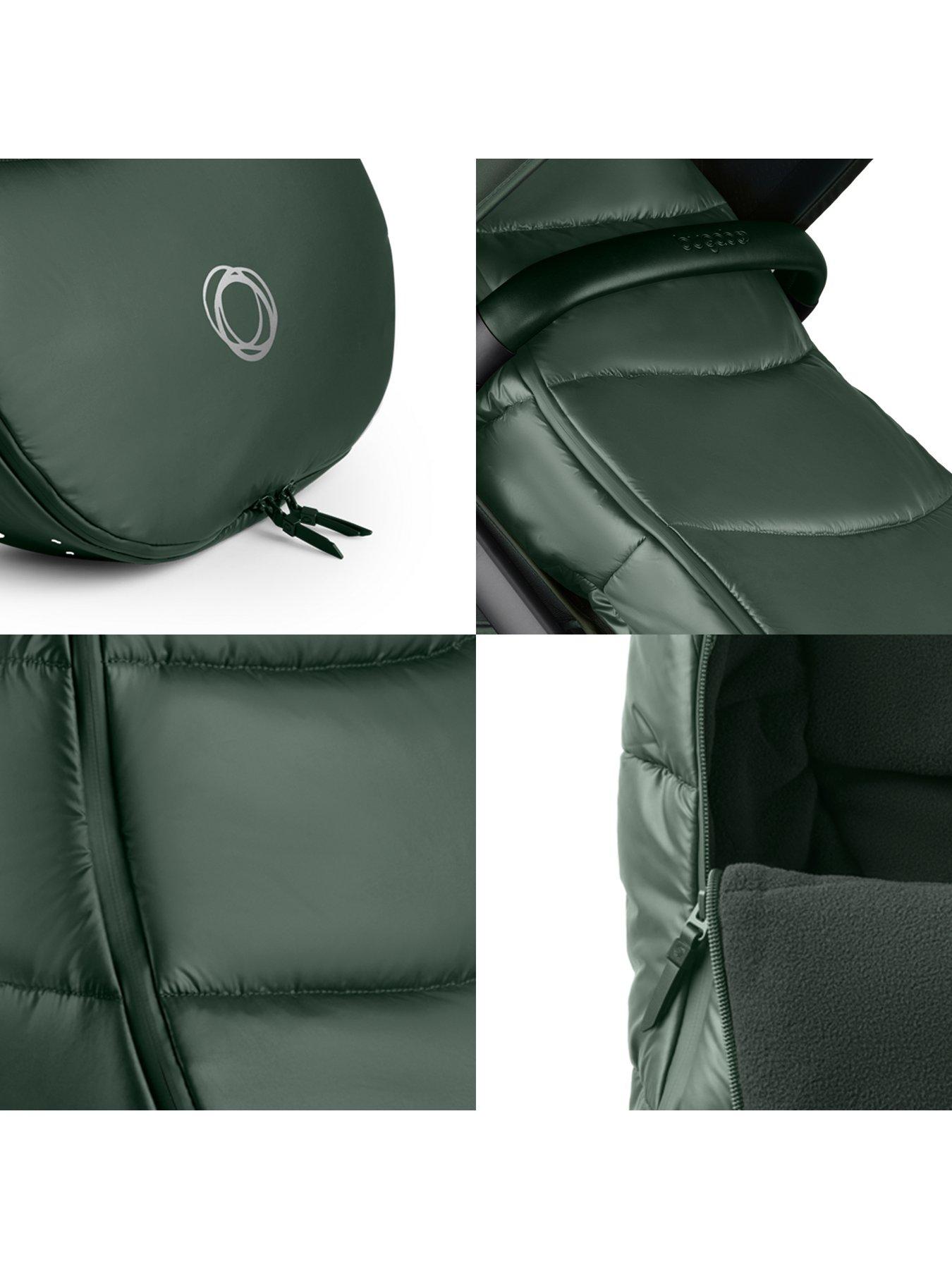 Image 5 of 7 of Bugaboo Bugaboo footmuff Noir Limited Edition MIDNIGHT GREEN