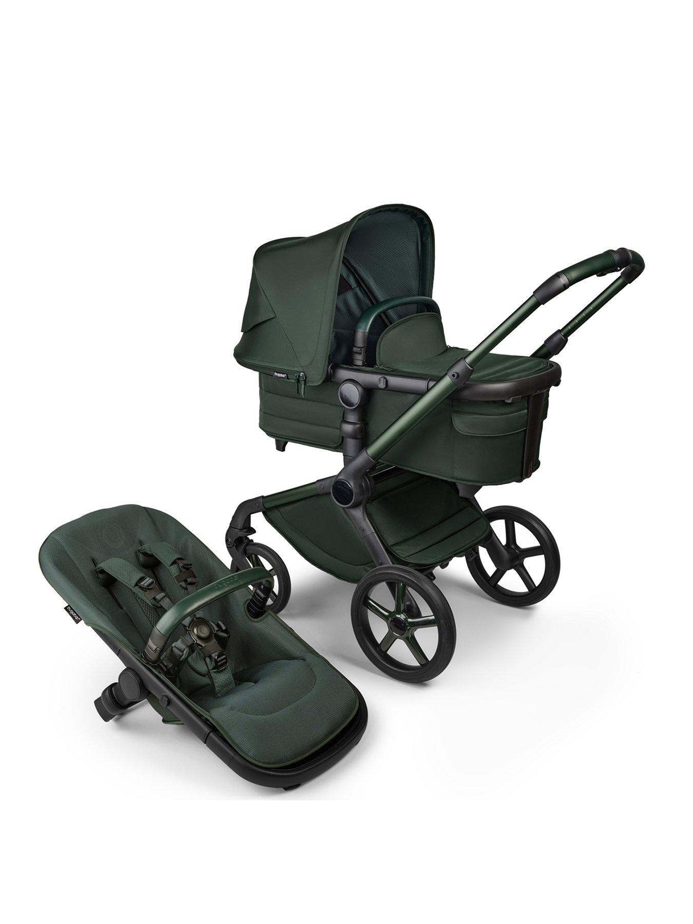 Image 1 of 6 of Bugaboo Bugaboo Fox 5 complete Noir Limited Edition MIDNIGHT GREEN
