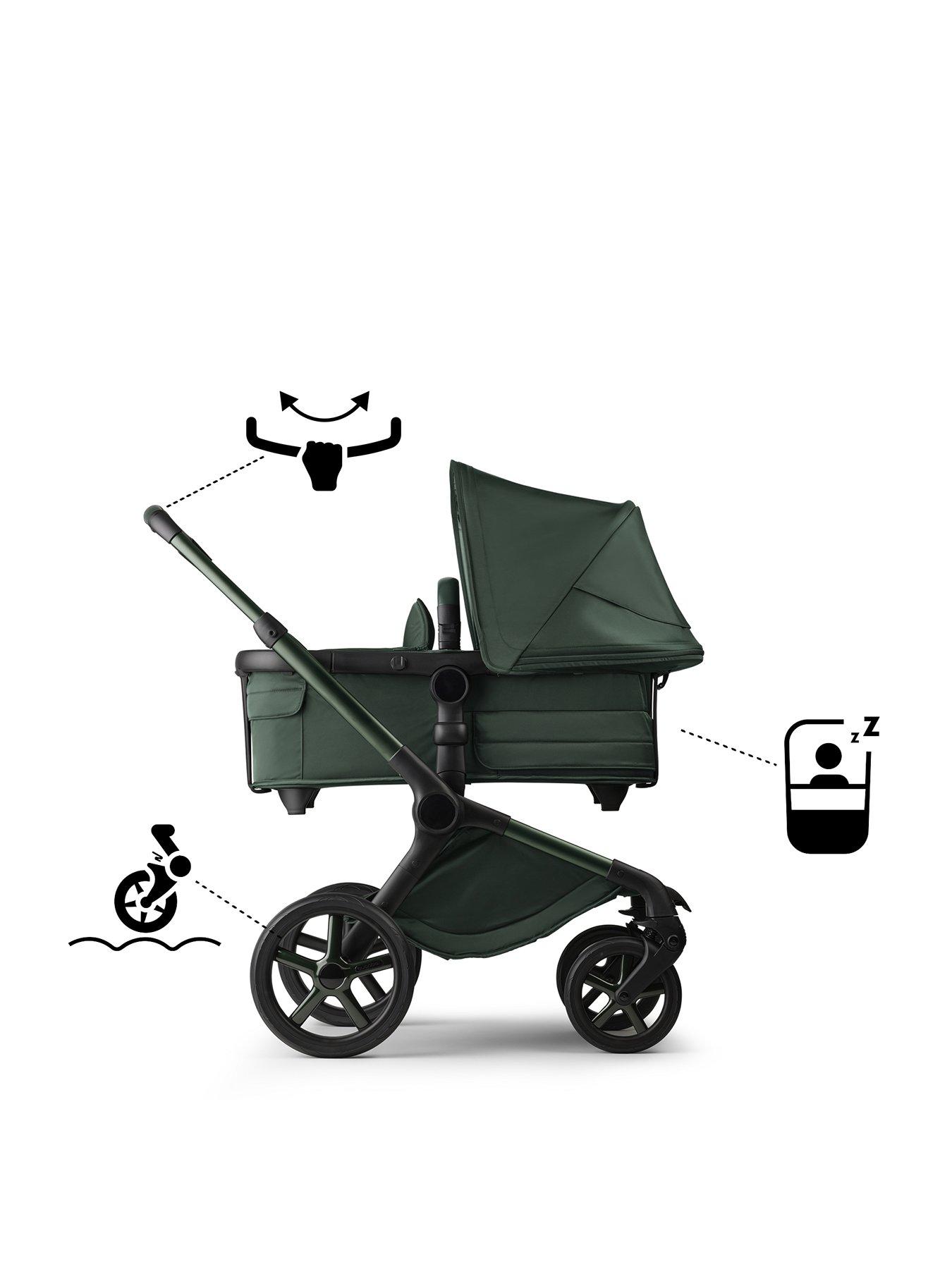 Image 2 of 6 of Bugaboo Bugaboo Fox 5 complete Noir Limited Edition MIDNIGHT GREEN